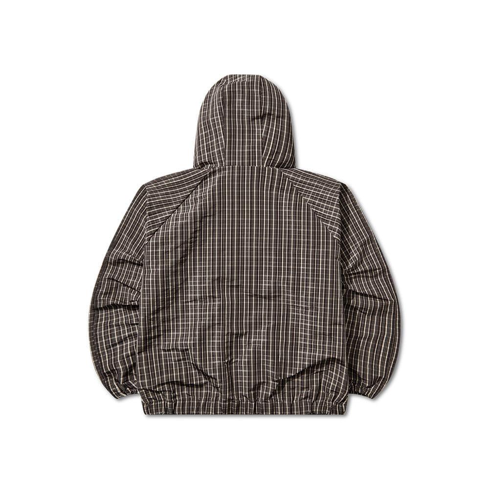 Umbro Check Smock Anorak - Beige/Dark Brown