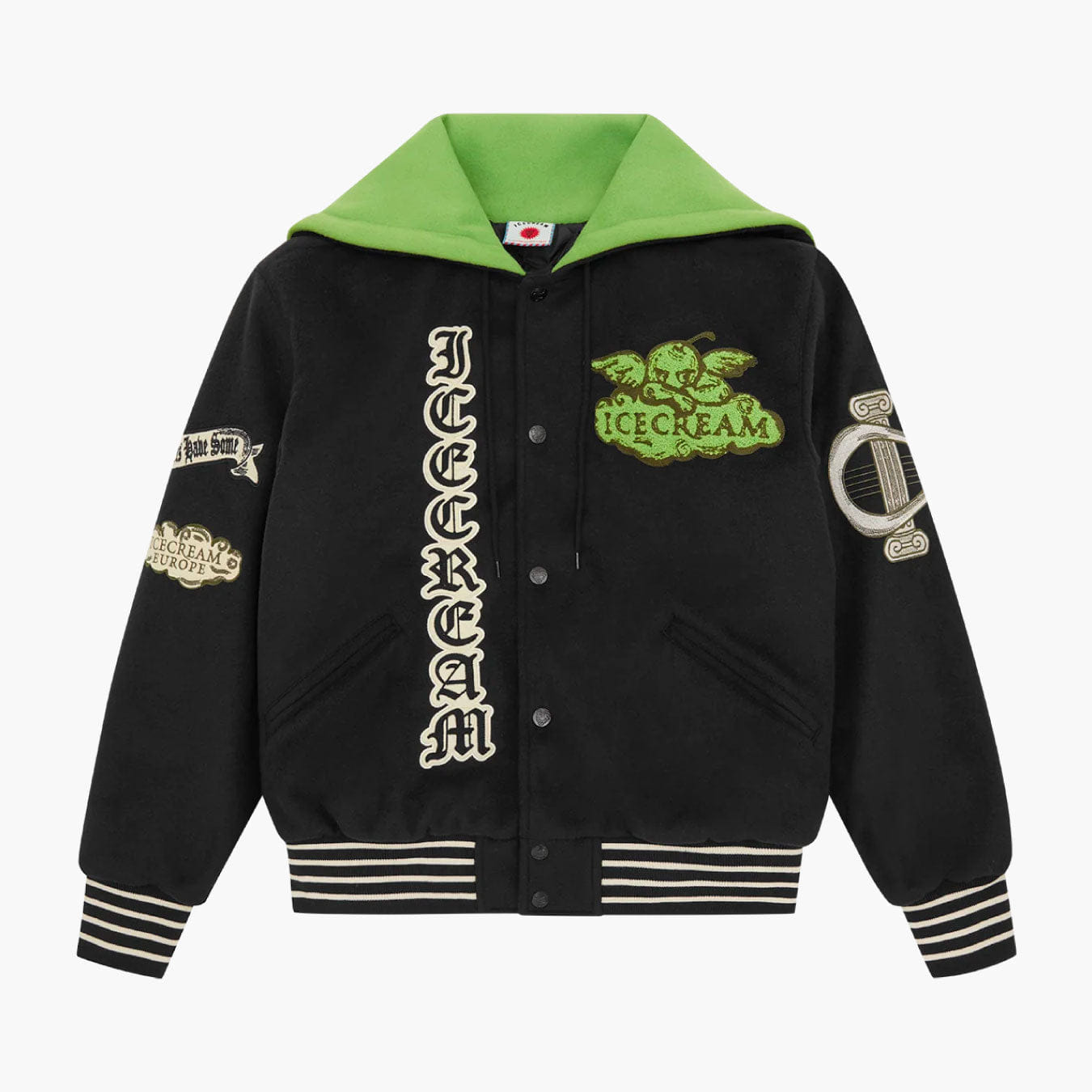 Icecream Cherub Cheerleader Jacket Black