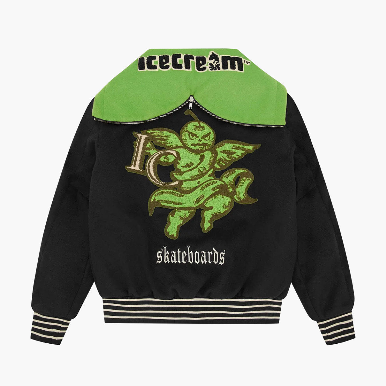 Icecream Cherub Cheerleader Jacket Black