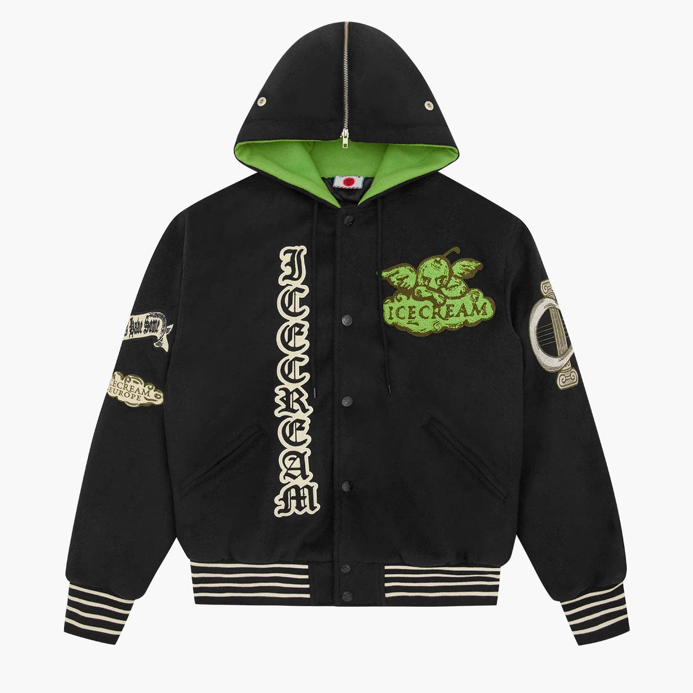 Icecream Cherub Cheerleader Jacket Black