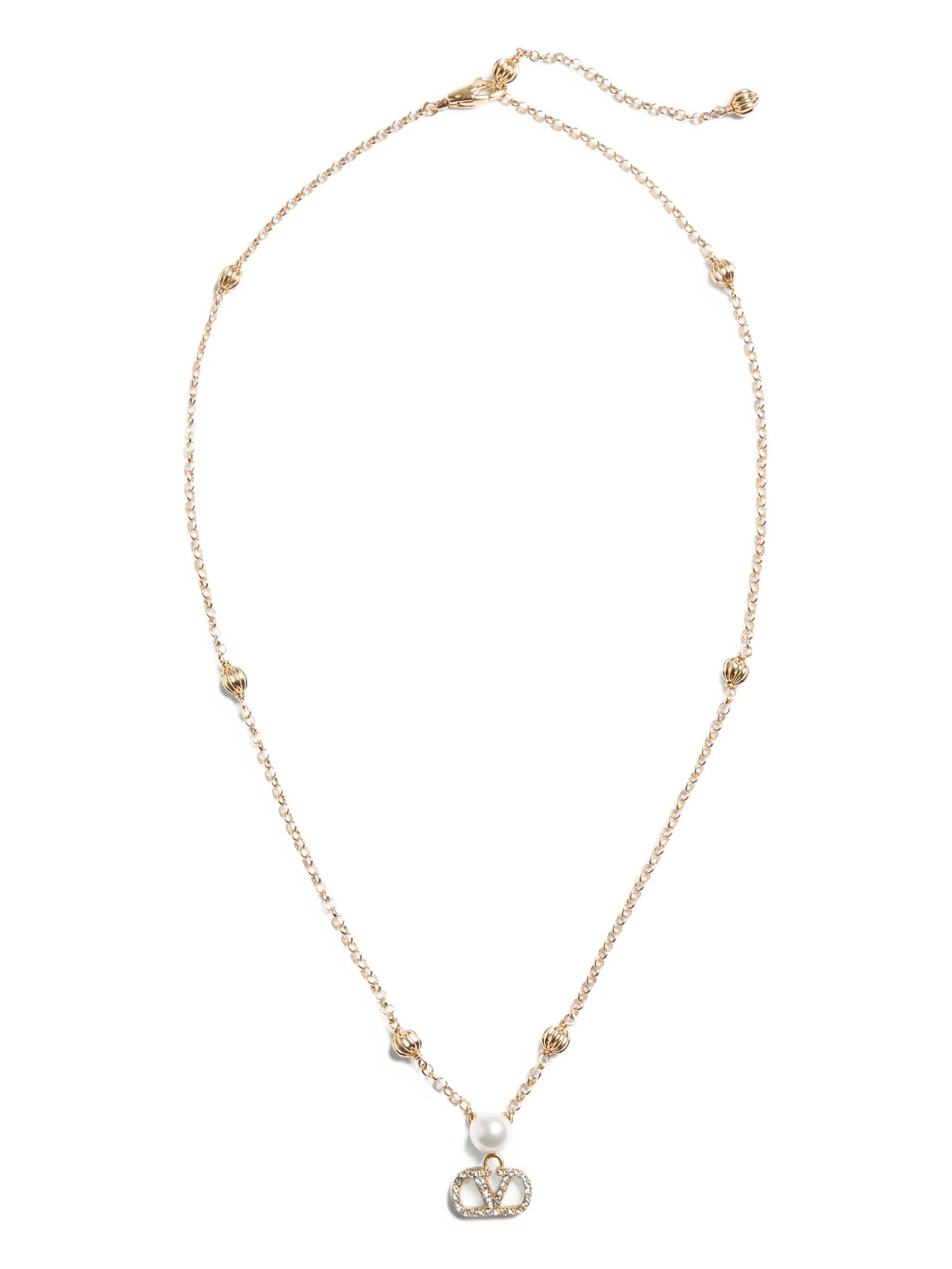 Valentino Garavani logo signature necklace