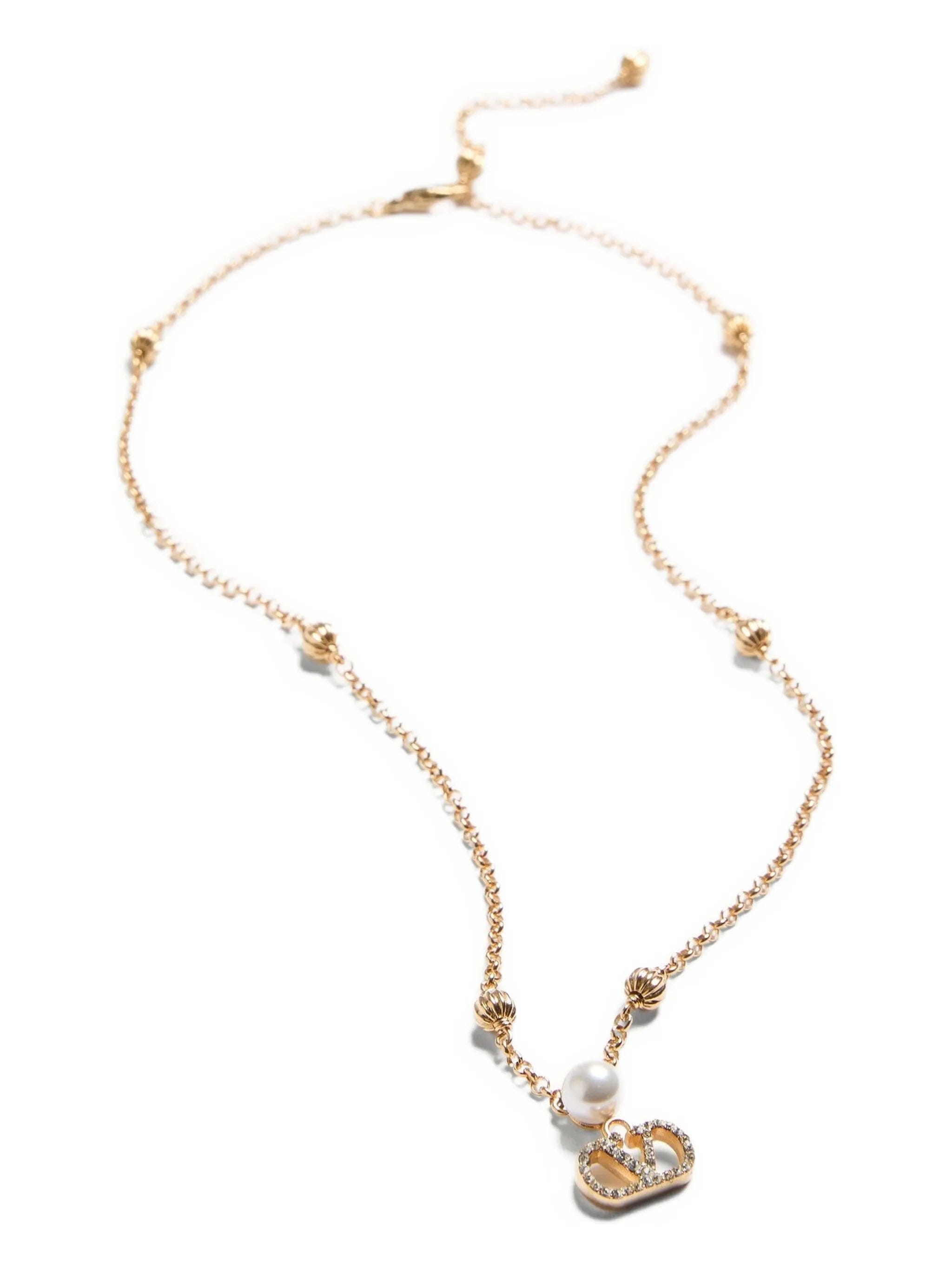 Valentino Garavani logo signature necklace