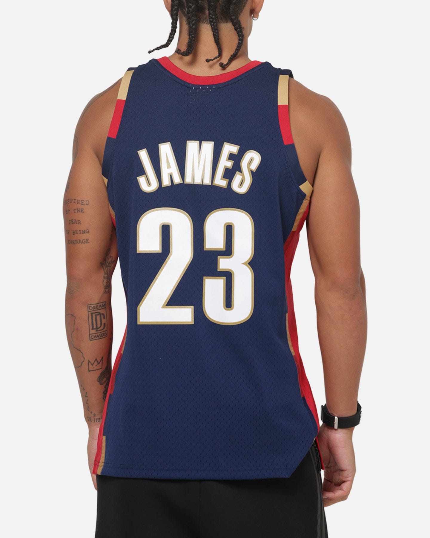 Mitchell & NESS Cleveland Cavaliers Lebron James #23 '08 - '09 Swingman Jersey Navy