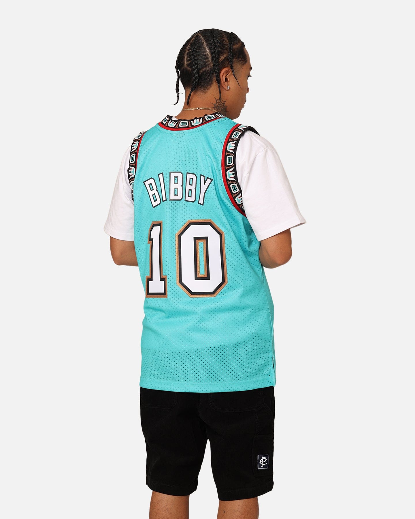 Mitchell & NESS Vancouver Grizzlies Mike Bibby '98 - '99 #10 Swingman Jersey Teal