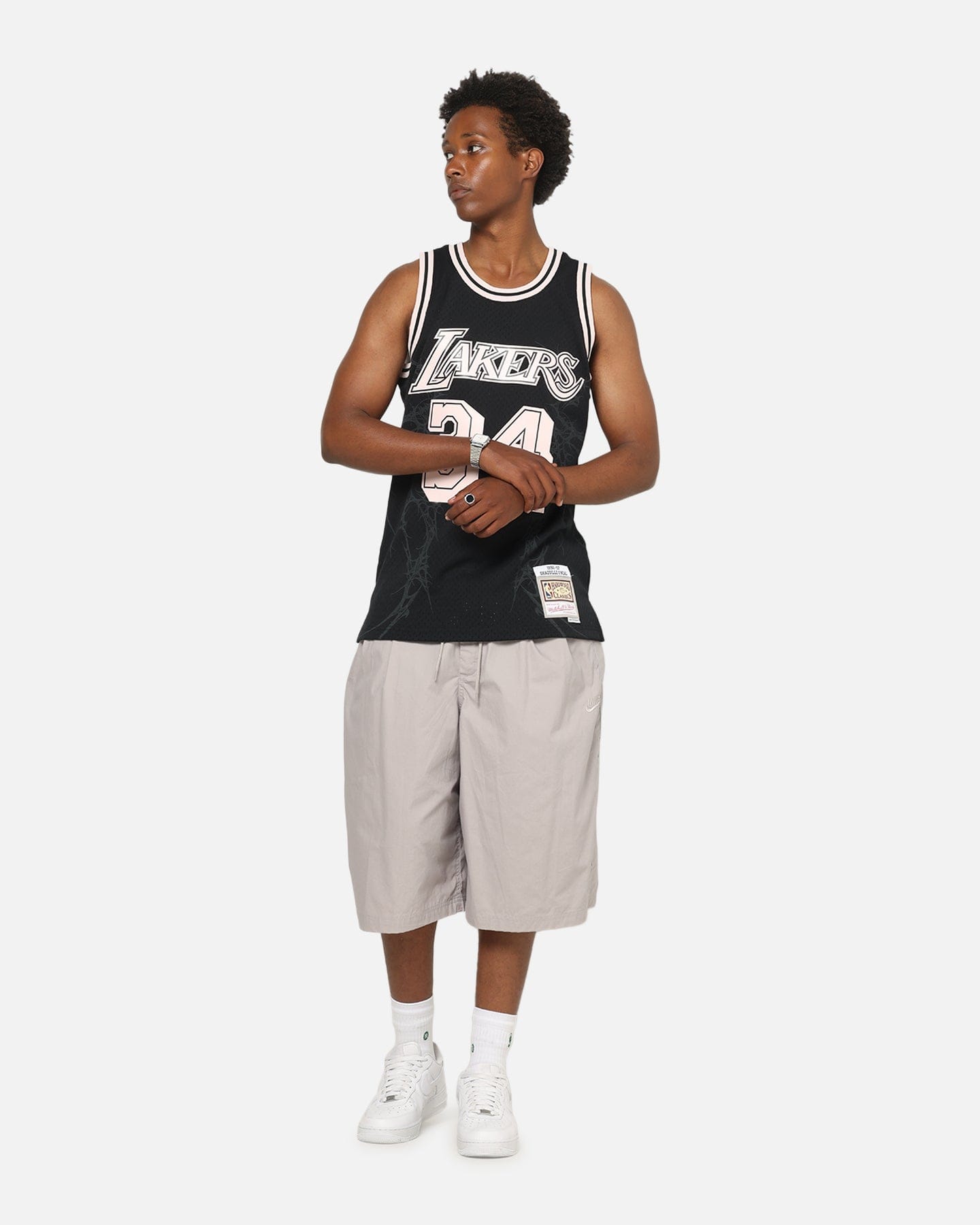 Mitchell & NESS Los Angeles Lakers Shaquille O'Neal Cyber Swing Jersey Black
