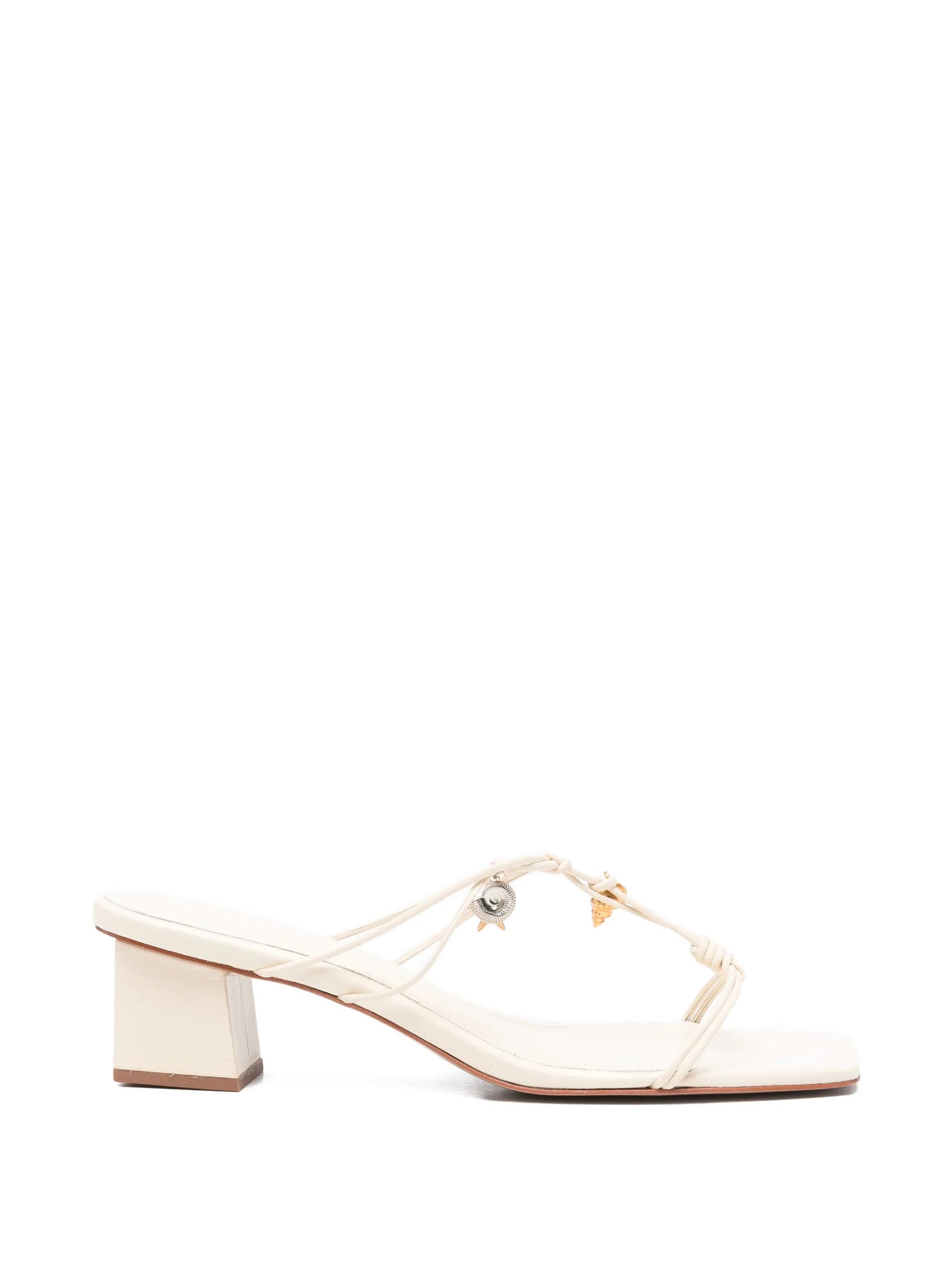 FARM Rio charm - embellished block - heel sandals