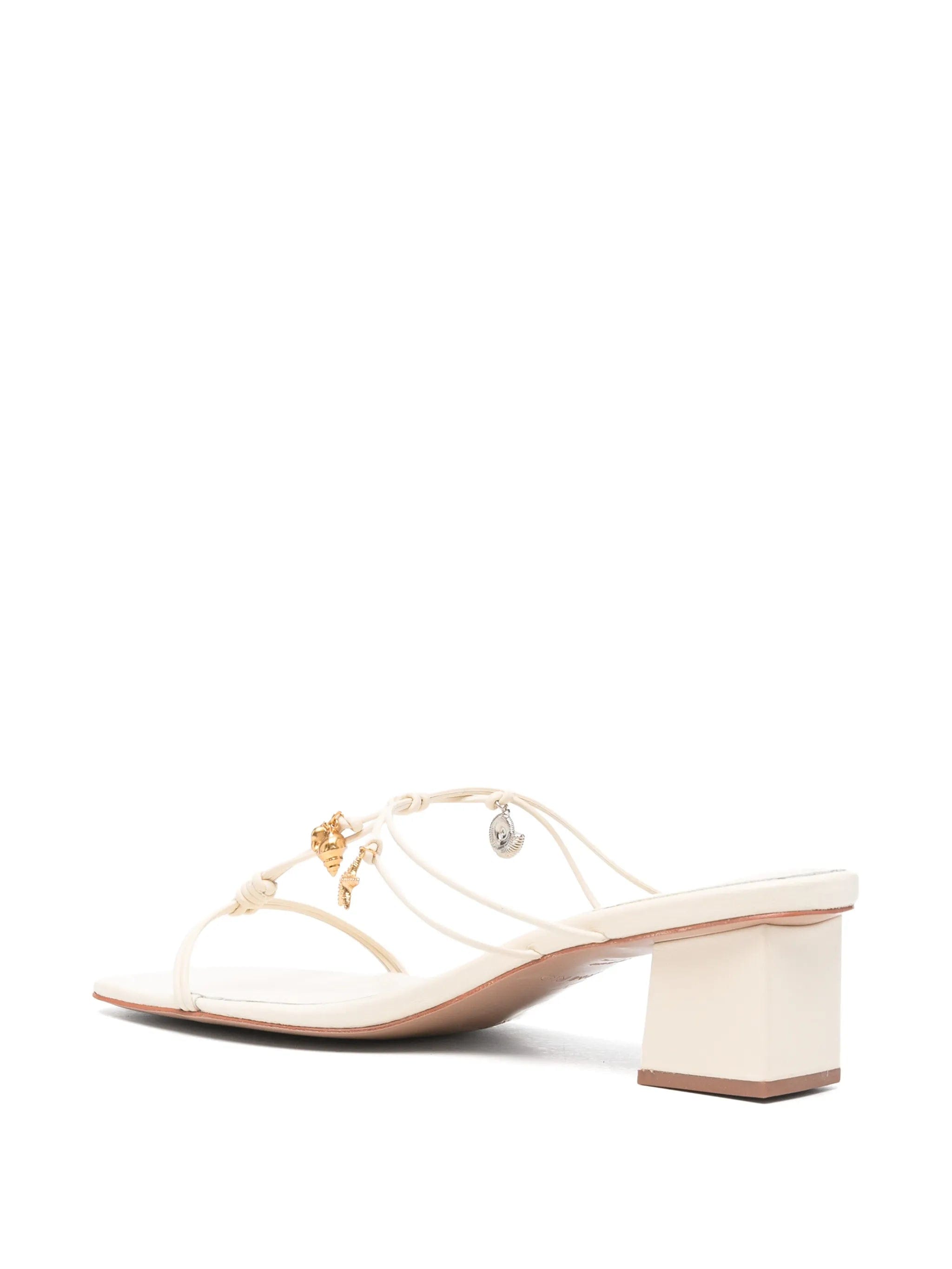 FARM Rio charm - embellished block - heel sandals