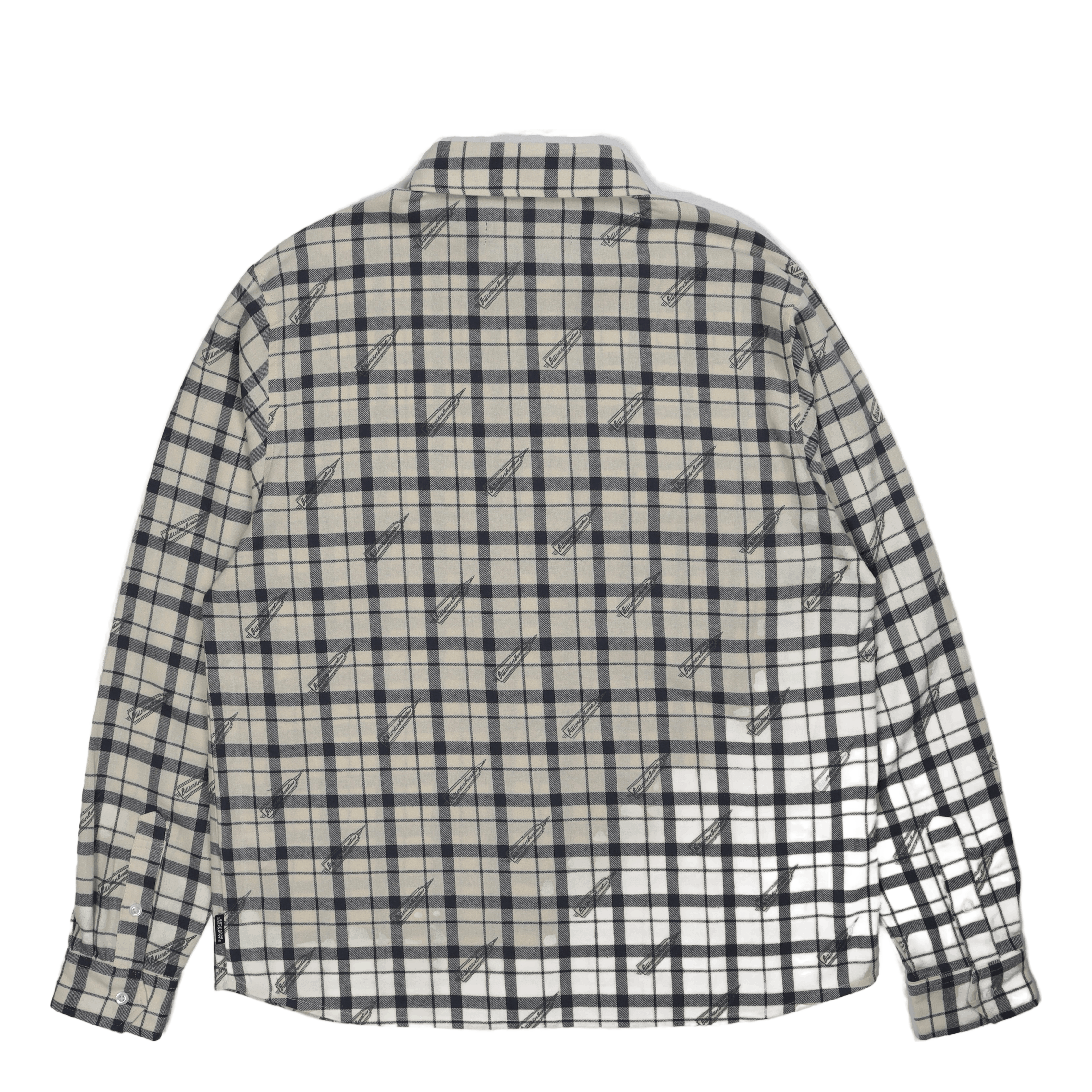 Billionaire Boys Club Printed Check Shirt Off White