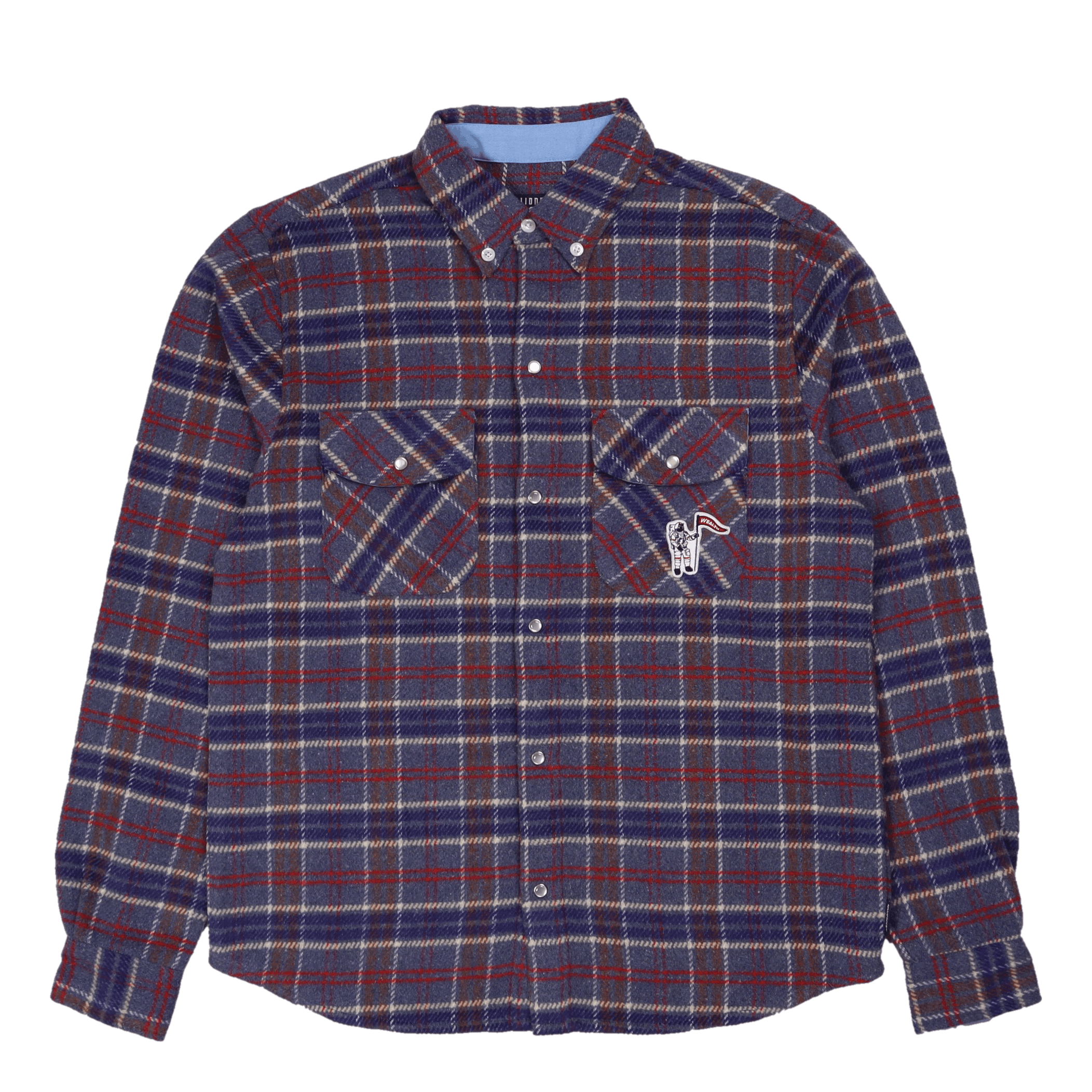 Billionaire Boys Club Check Shirt Purple