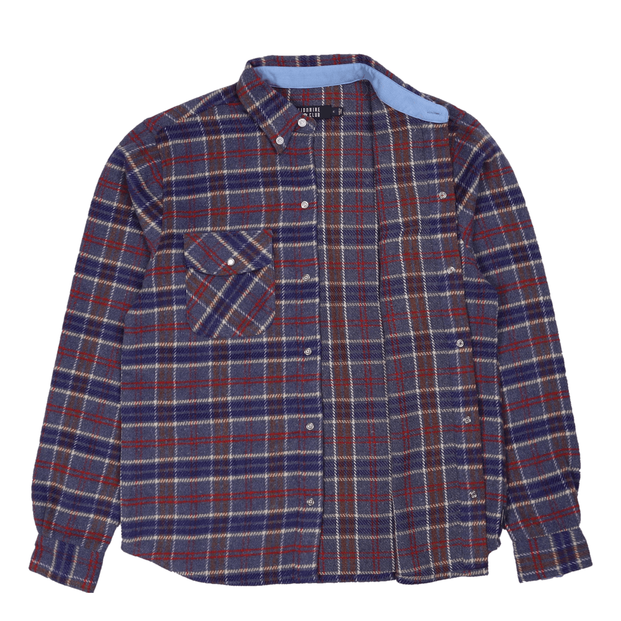 Billionaire Boys Club Check Shirt Purple
