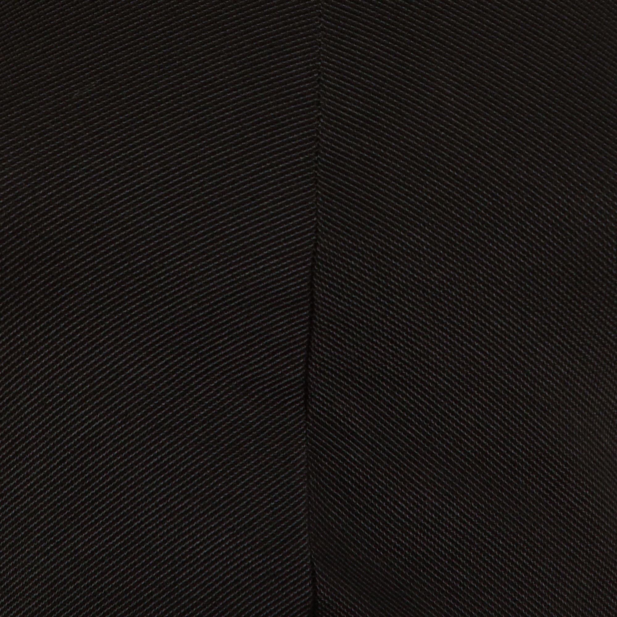 Knit Black Knit & Chiffon Halter Neck Top