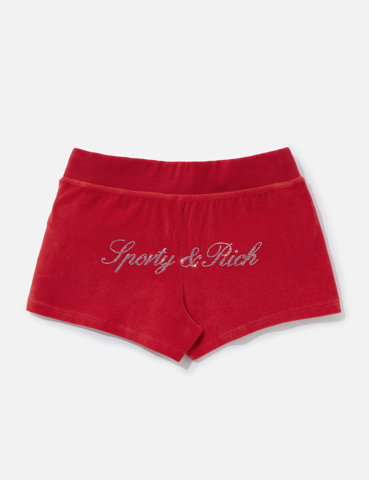 Sporty & Rich Signature Logo Krystal Short