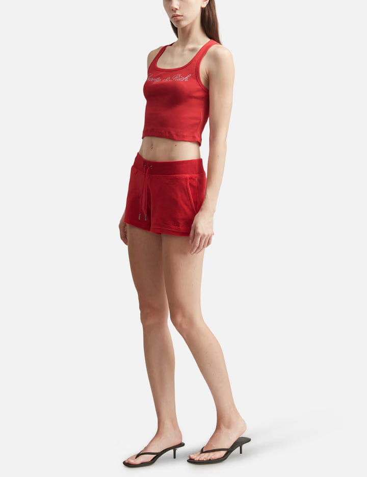 Sporty & Rich Signature Logo Krystal Short