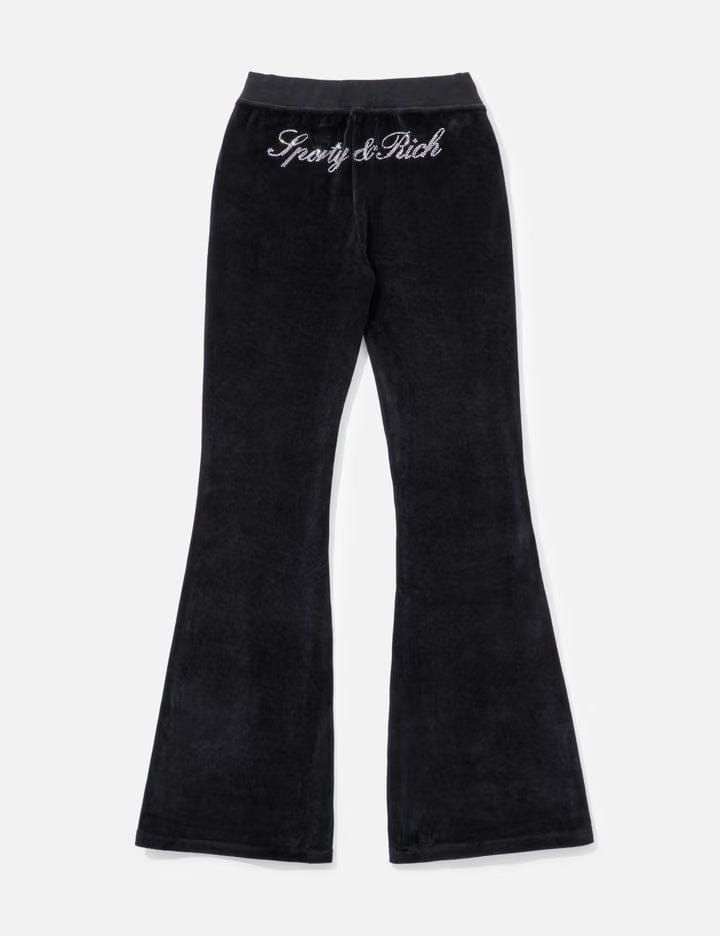 Sporty & Rich Signature Logo Krystal Sweatpant