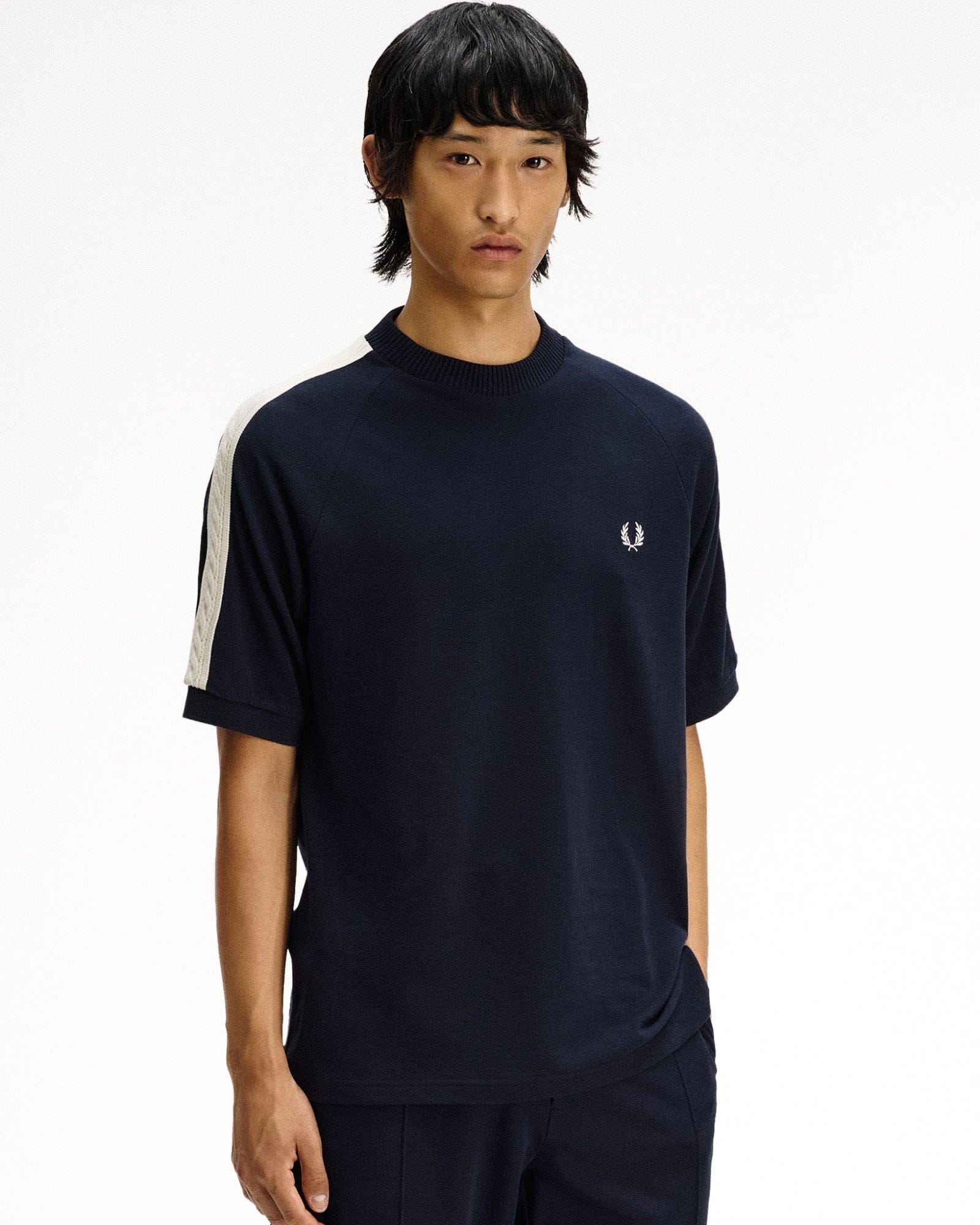Fred Perry Cable Taped T - Shirt