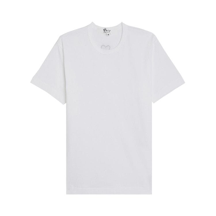 Comme des Garçons PLAY Back Emblem T-Shirt White