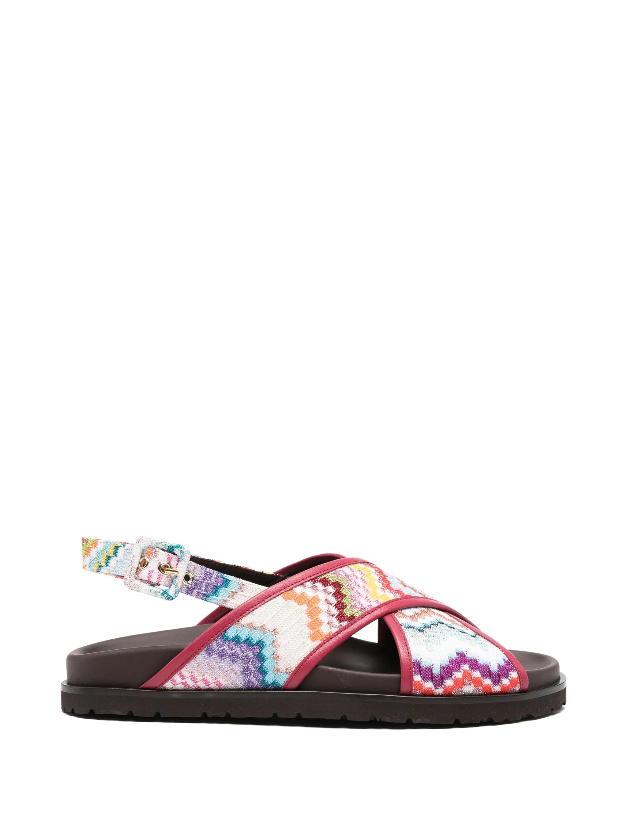 Missoni zigzag strap sandals
