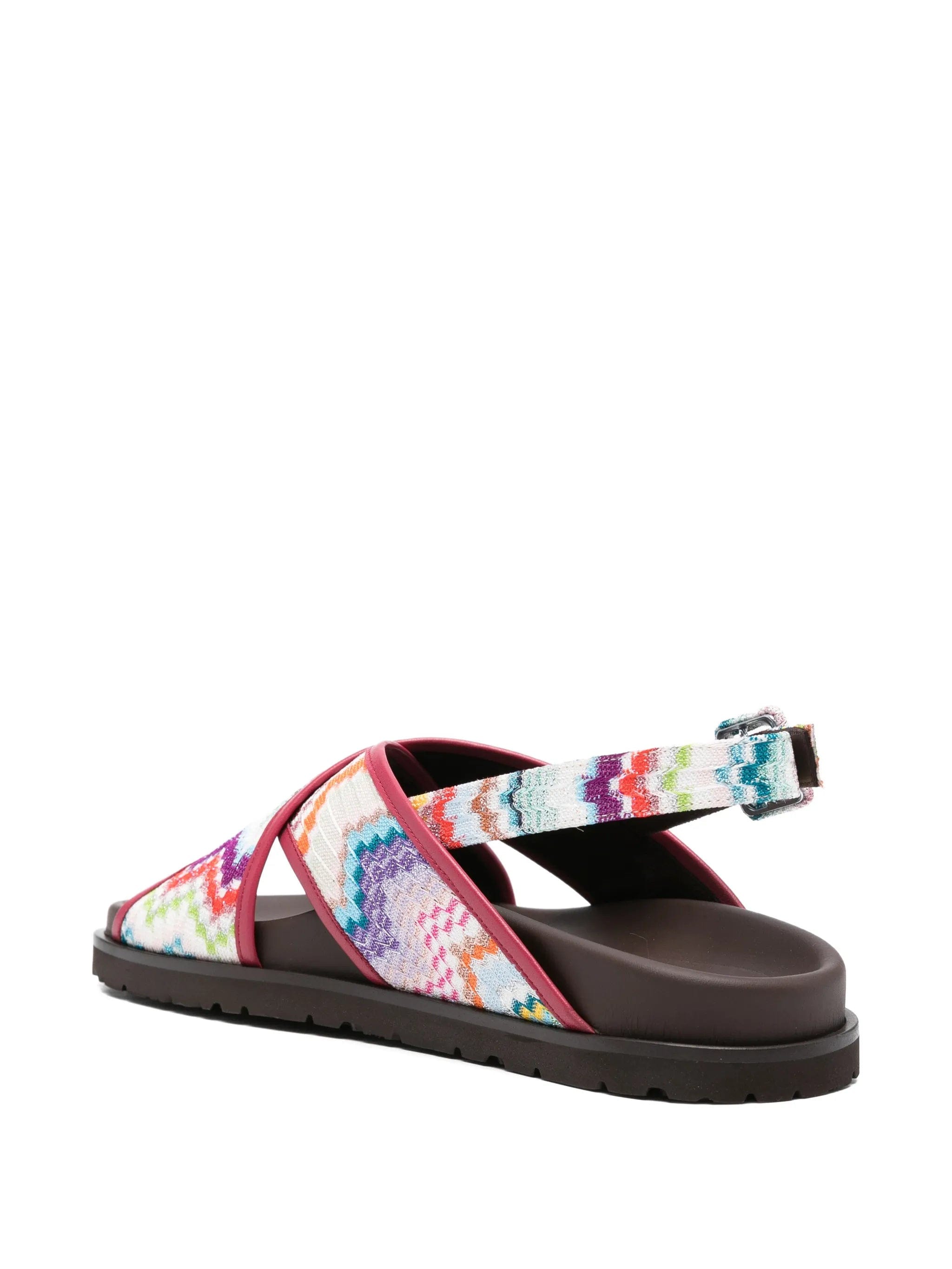 Missoni zigzag strap sandals