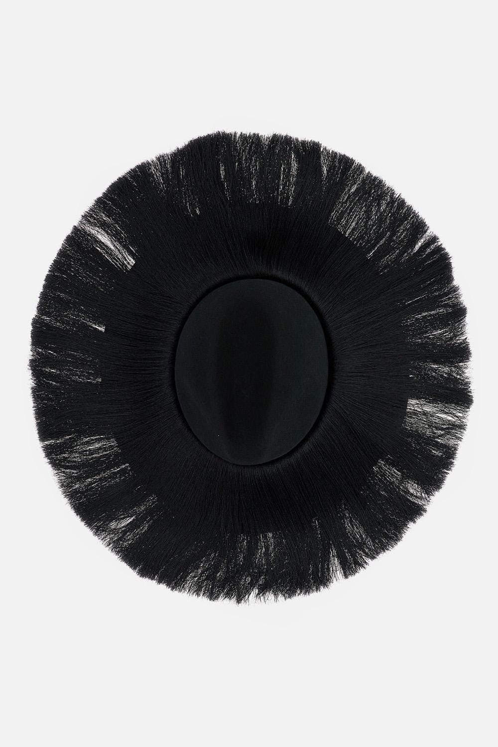 Comme des Garçons CAPPELLO FEDORA CON FRANGE