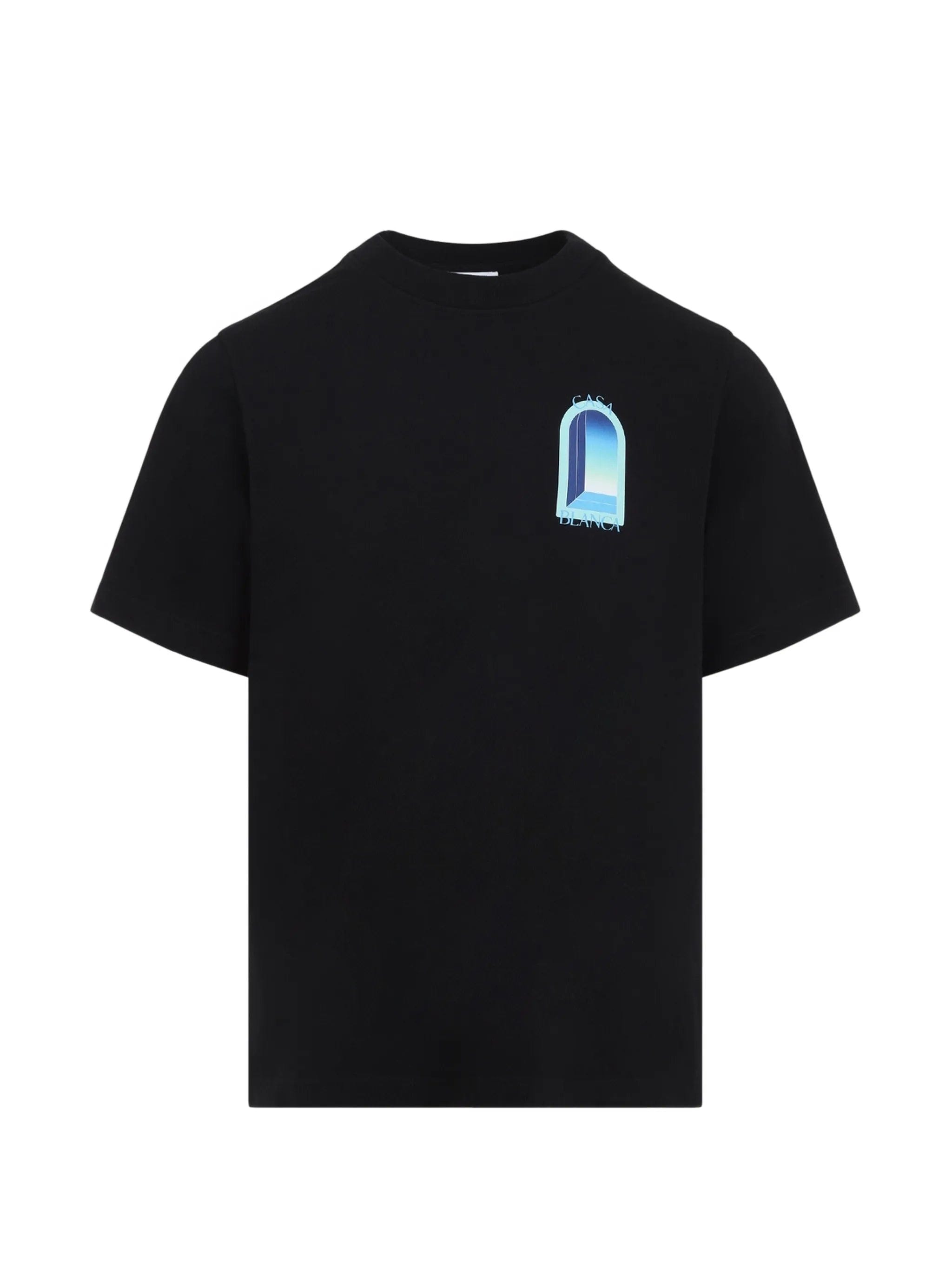 Casablanca gradient arch - print T - shirt