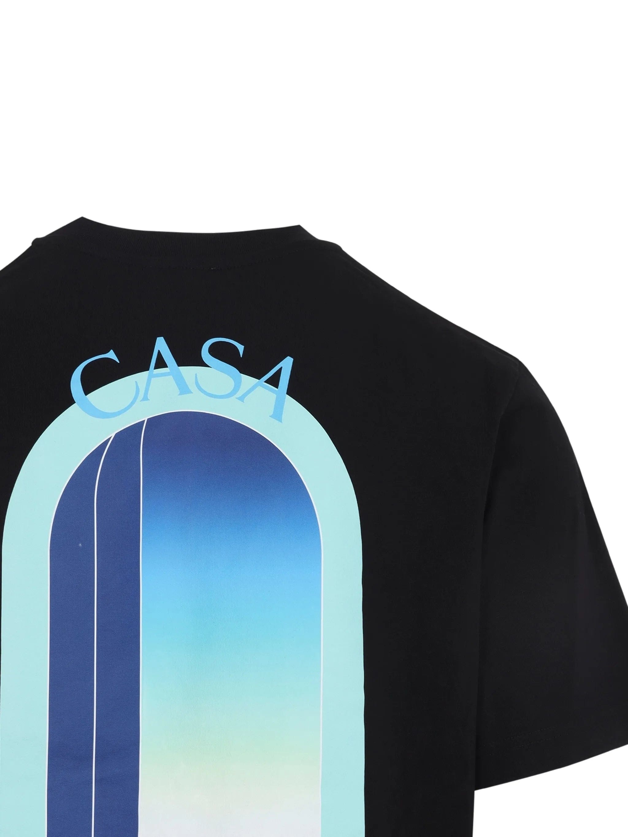 Casablanca gradient arch - print T - shirt