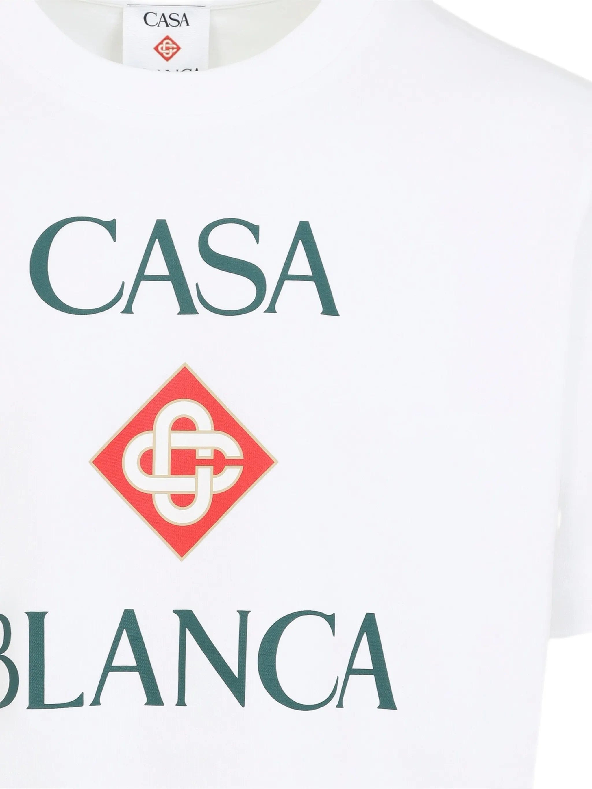 Casablanca Diamond logo - print T - shirt