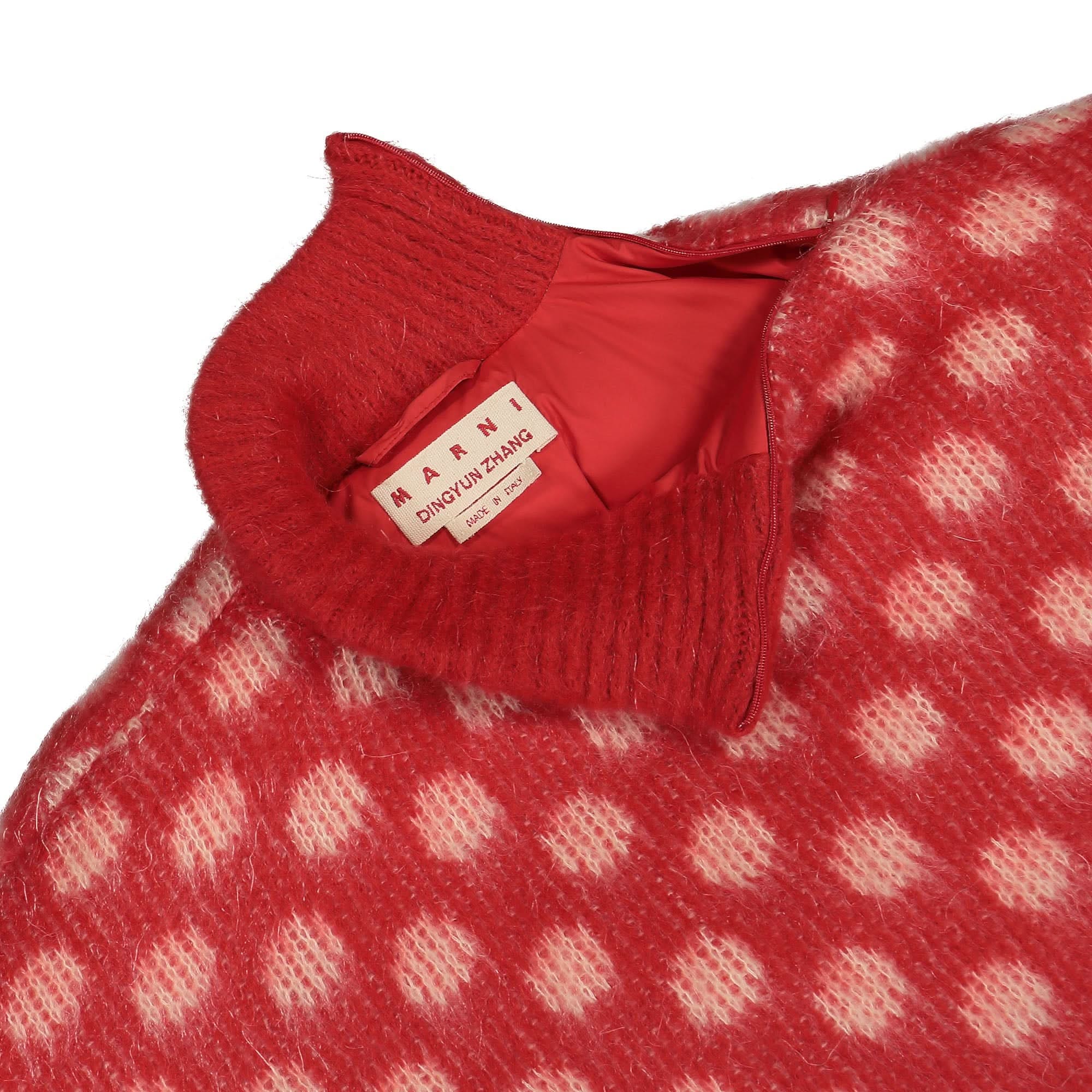 Marni Brushed Dots Fuzzy Wuzzy Padded Jacket