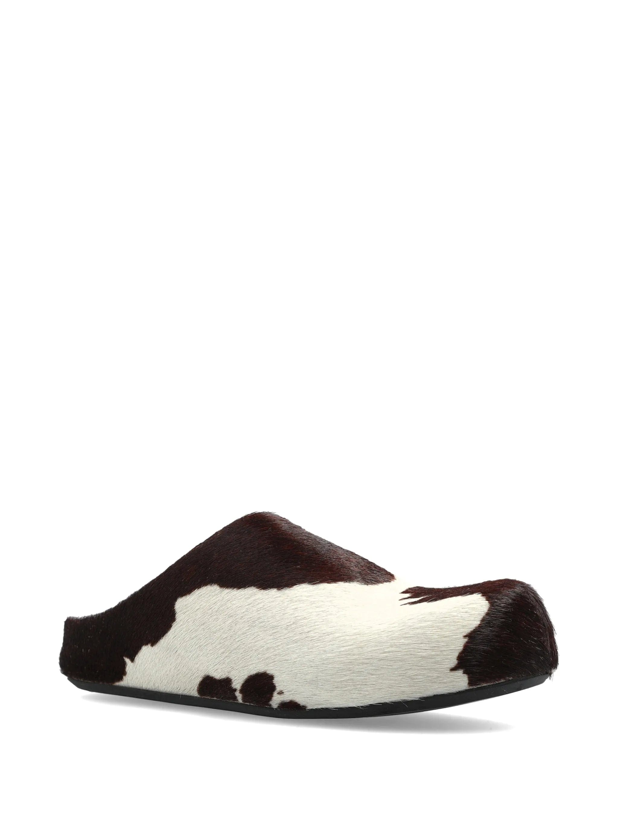 Marni animal - print calf - hair sandals