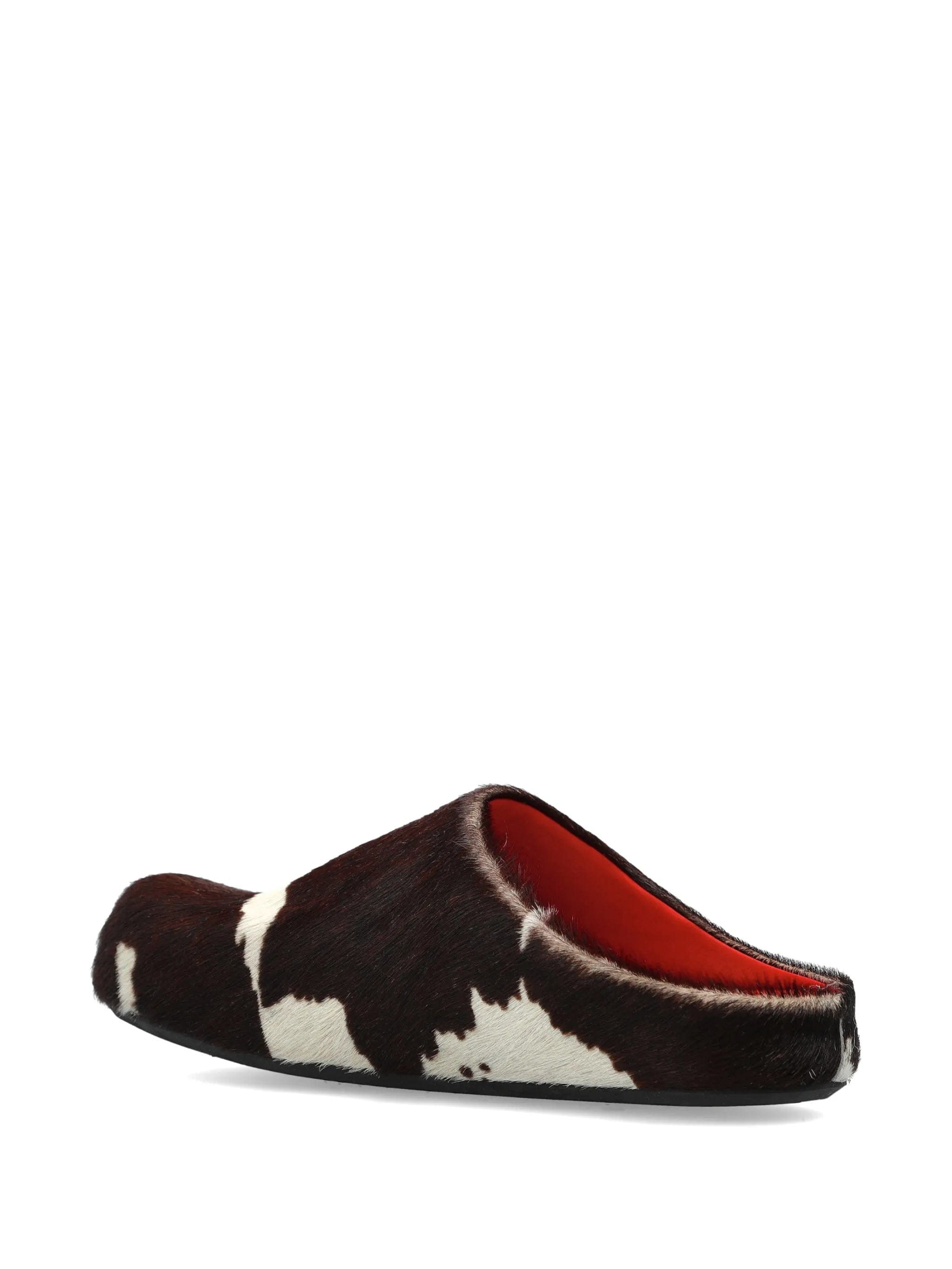 Marni animal - print calf - hair sandals