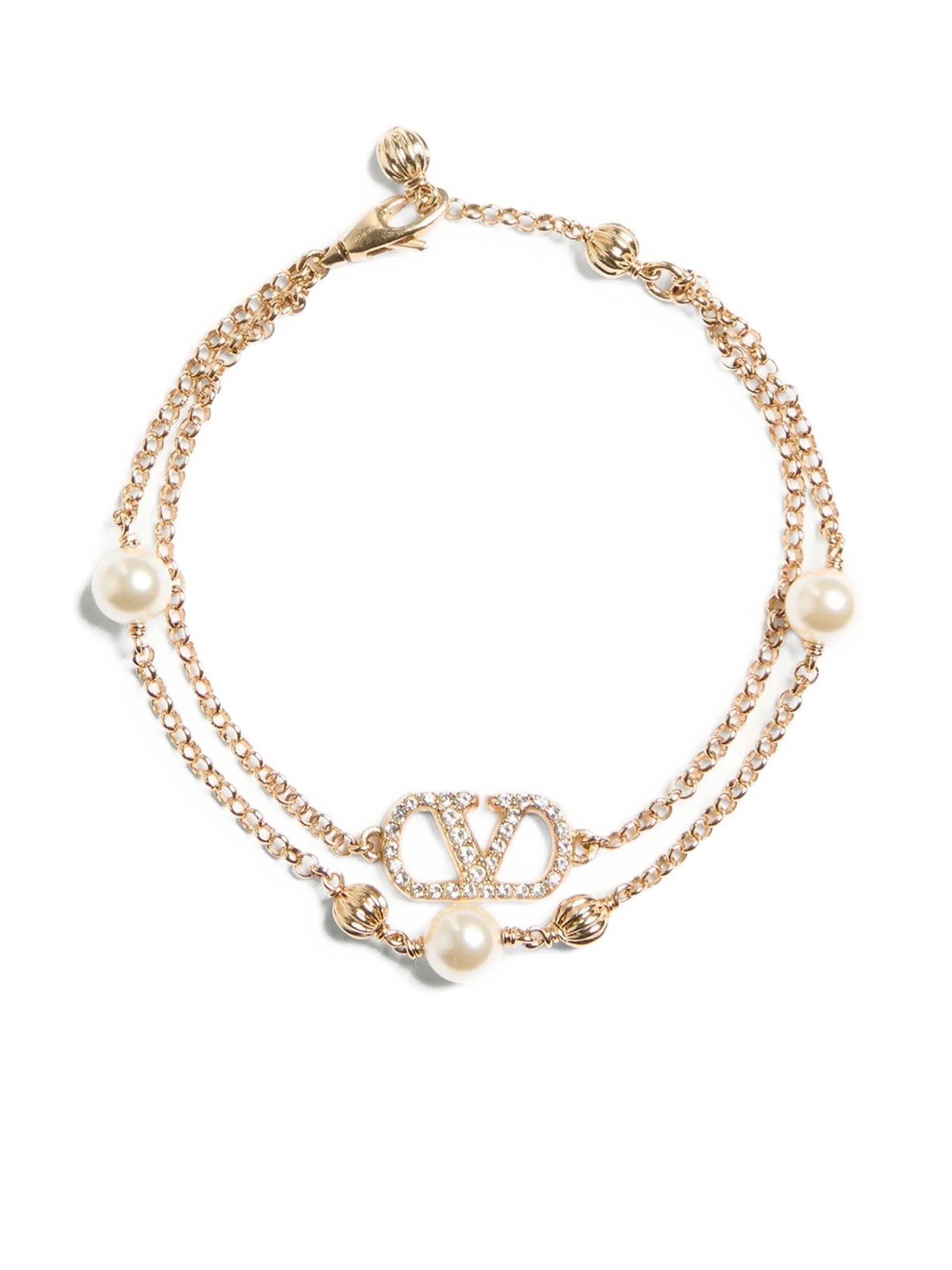 Valentino Garavani VLogo Signature crystal - embellished bracelets