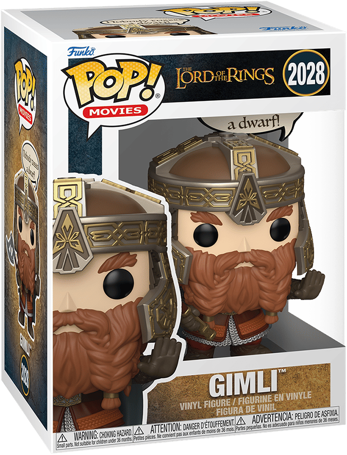 Funko Lord of the Rings – Gimli Pop! Sayings