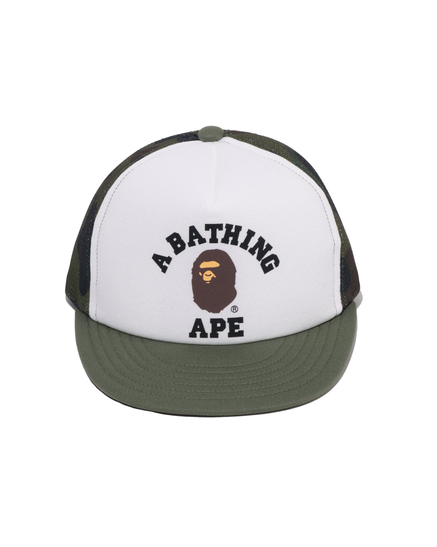 A Bathing APE Kids 1st Camo College Mesh Cap