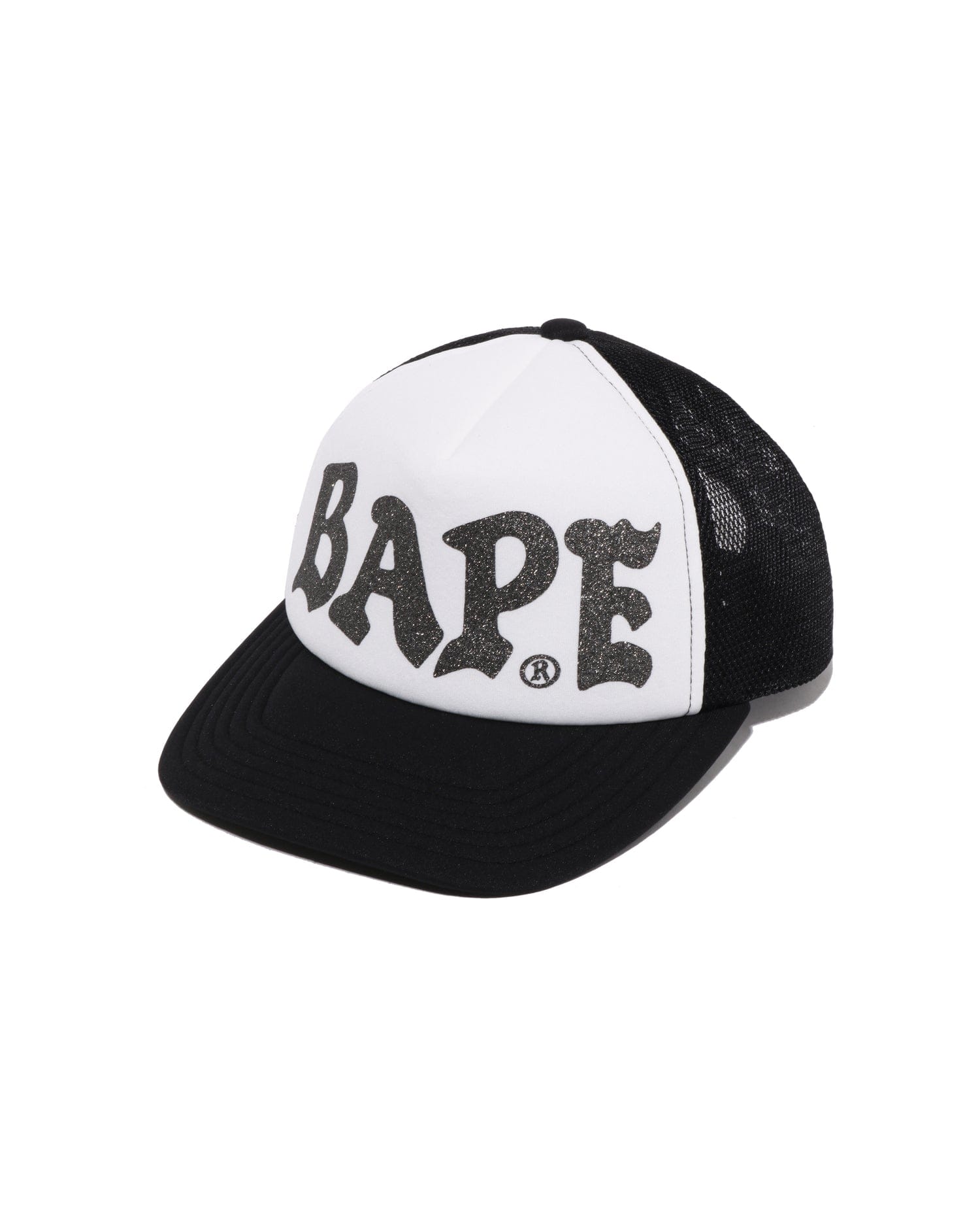 A Bathing APE BAPE Glitter Print Mesh Cap
