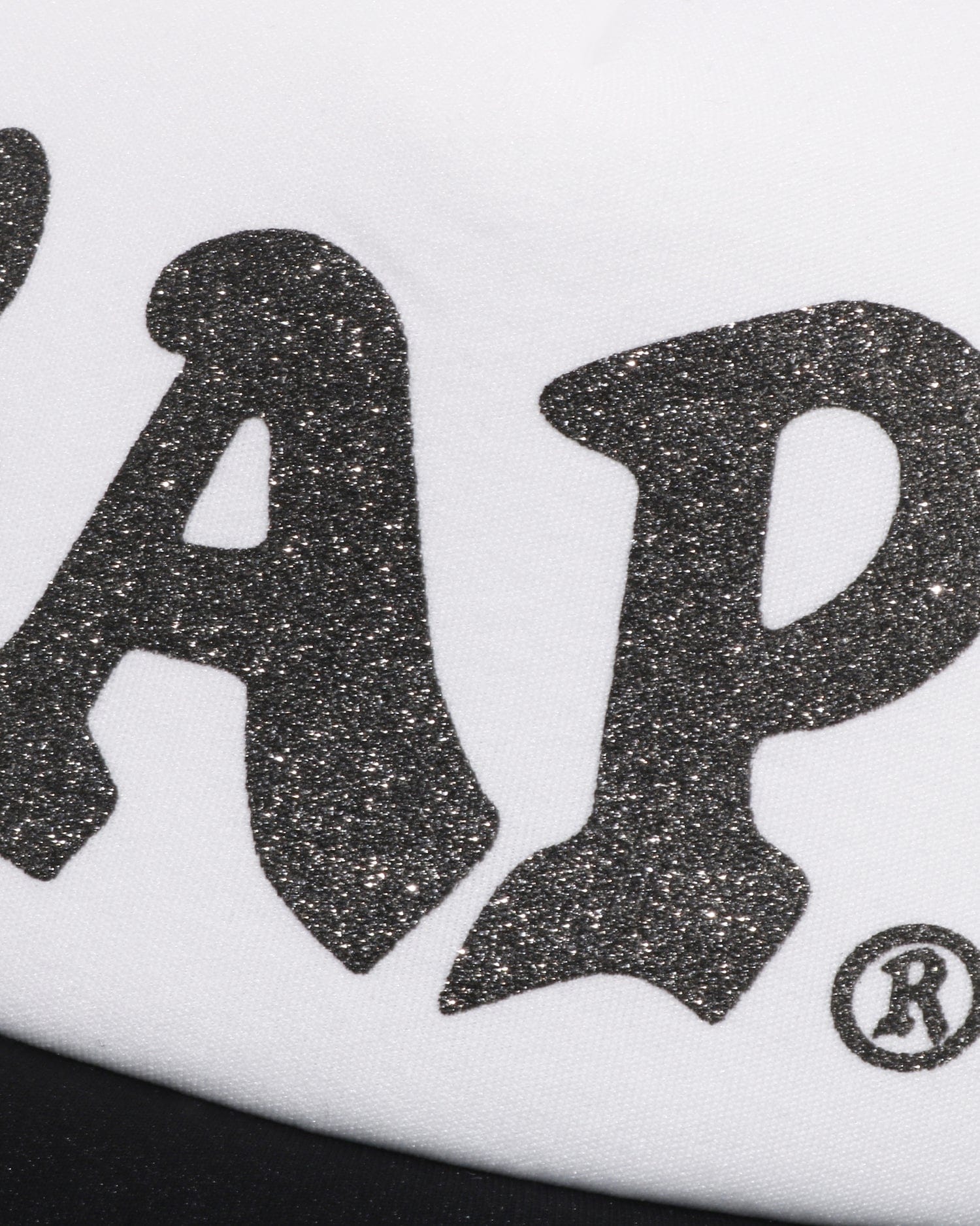 A Bathing APE BAPE Glitter Print Mesh Cap