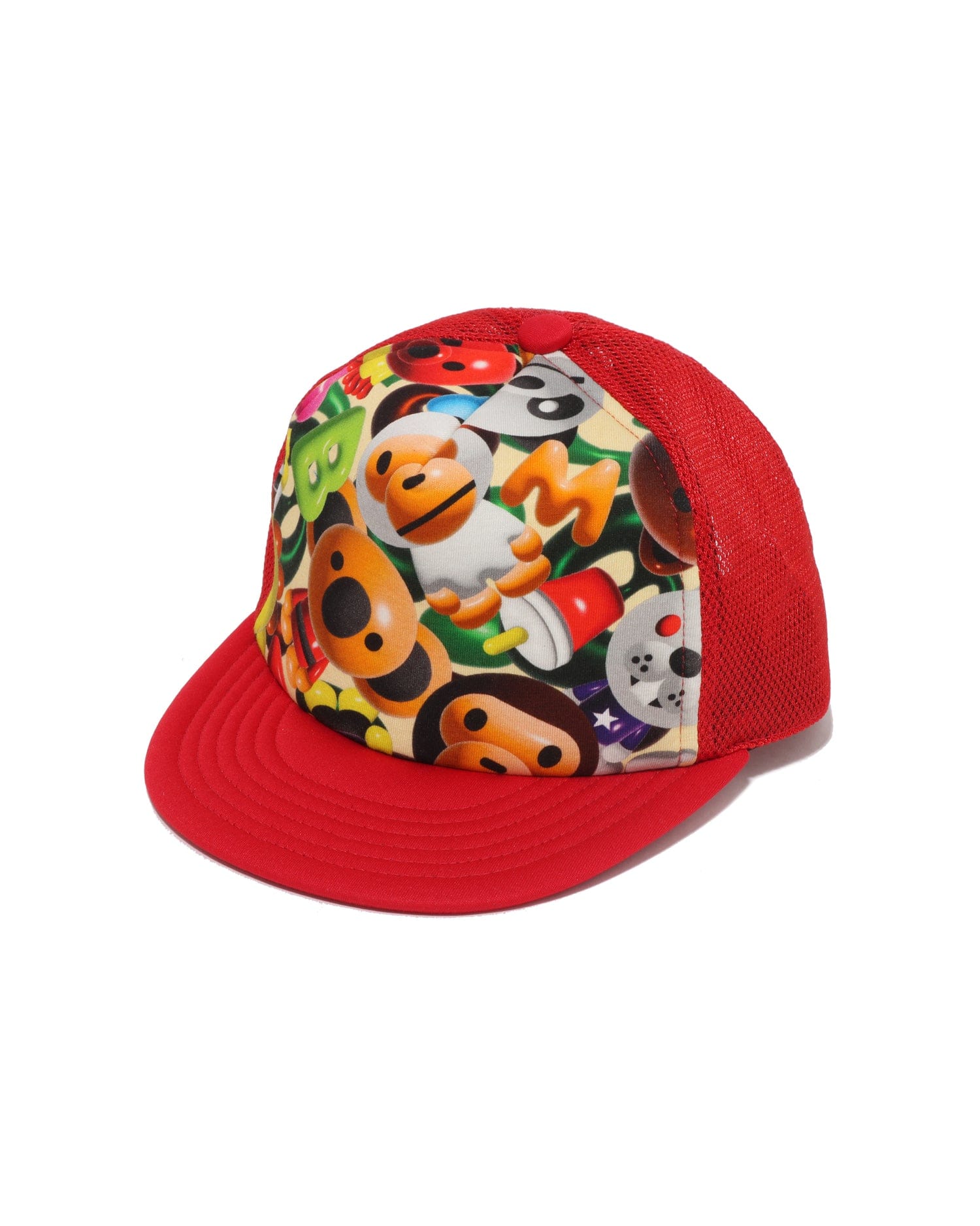 A Bathing APE Kids 3D Milo All Friends Mesh Cap