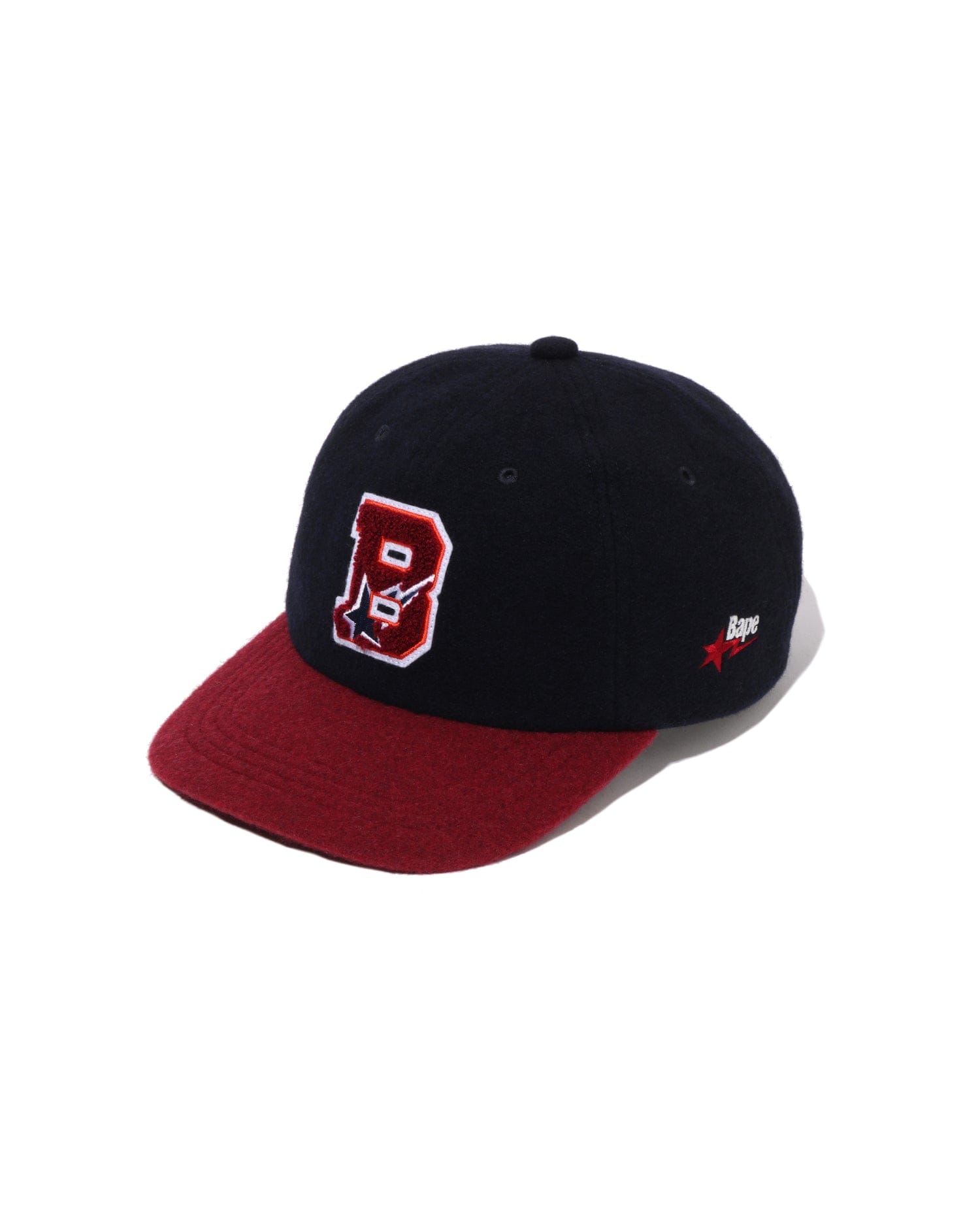 A Bathing APE Varsity Logo Wool Cap