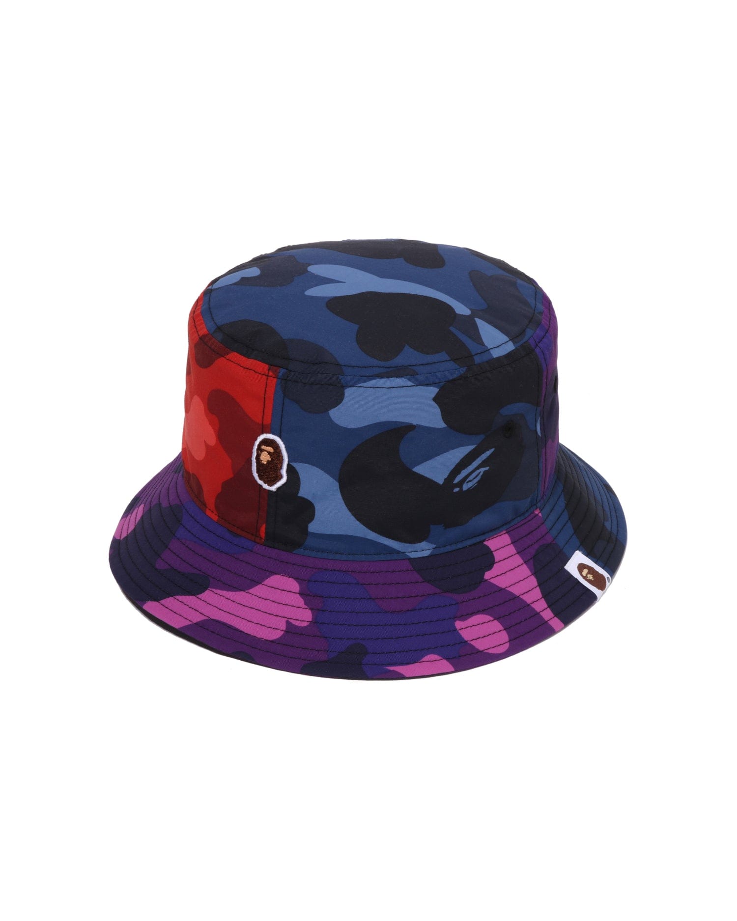 A Bathing APE Color Camo Crazy Pattern Bucket Hat