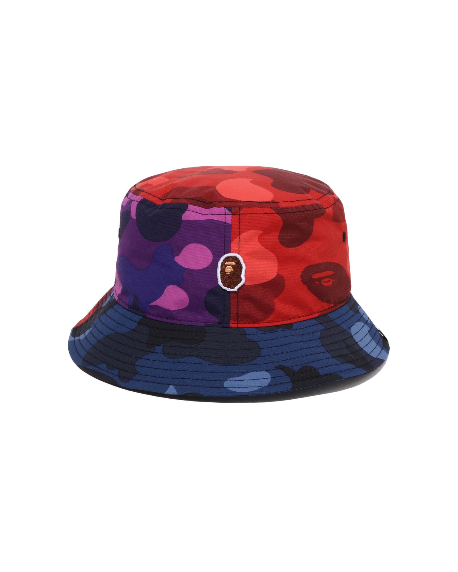 A Bathing APE Color Camo Crazy Pattern Bucket Hat