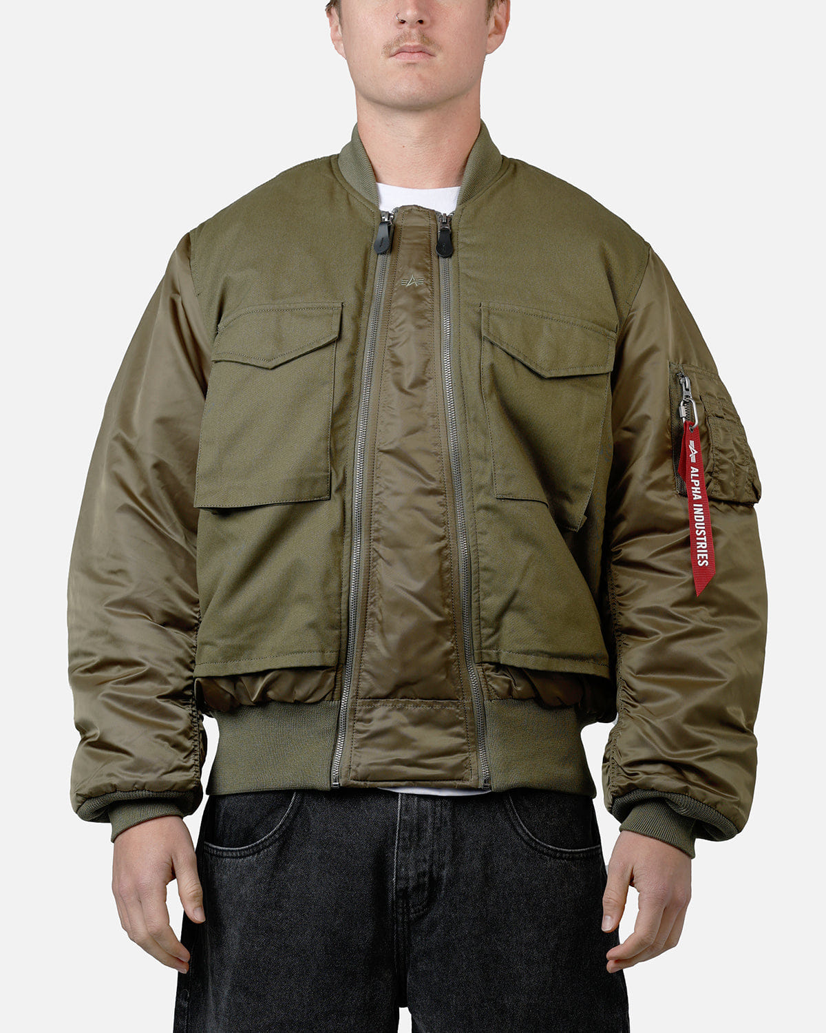 ALPHA Industries MA - 1 Mixed Cotton Jacket Green