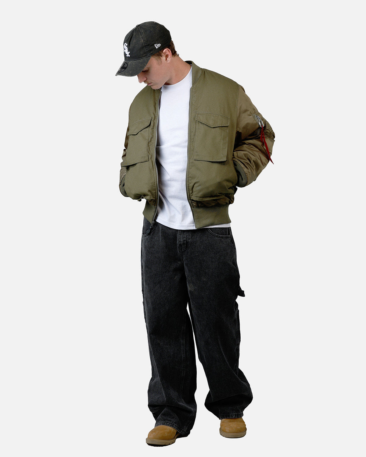 ALPHA Industries MA - 1 Mixed Cotton Jacket Green
