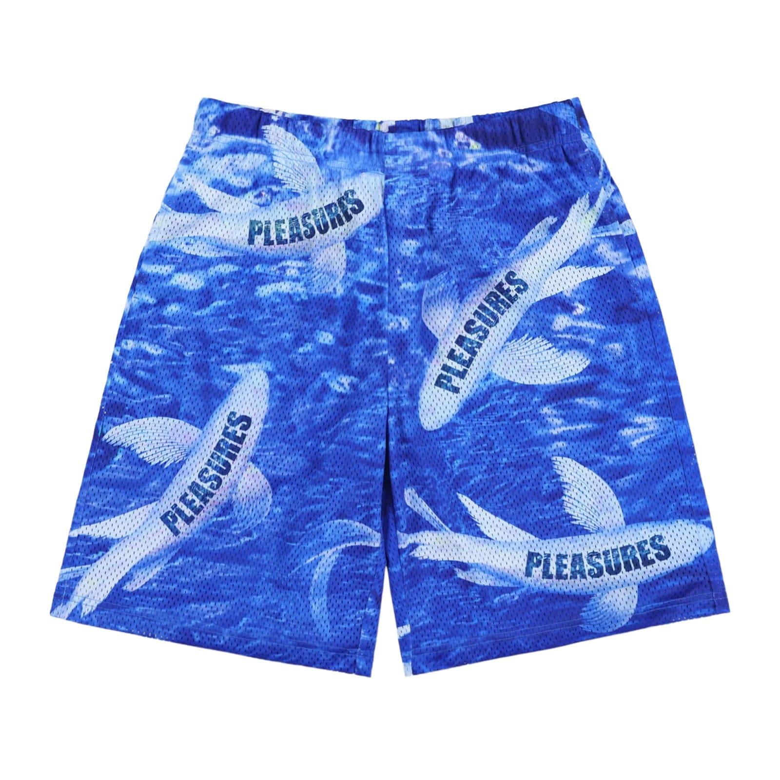 Pleasures KOI Mesh Shorts Blue