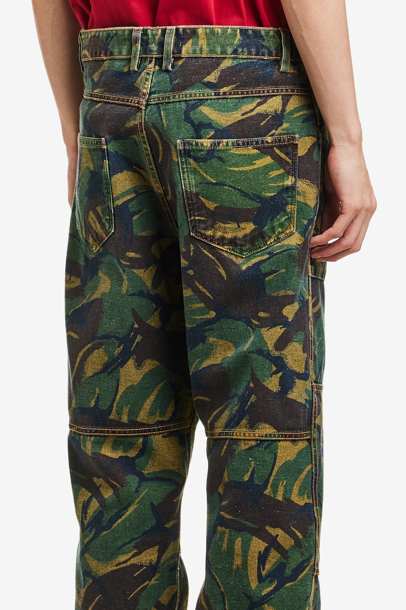Martine ROSE REVERSIBLE CAMO JEAN
