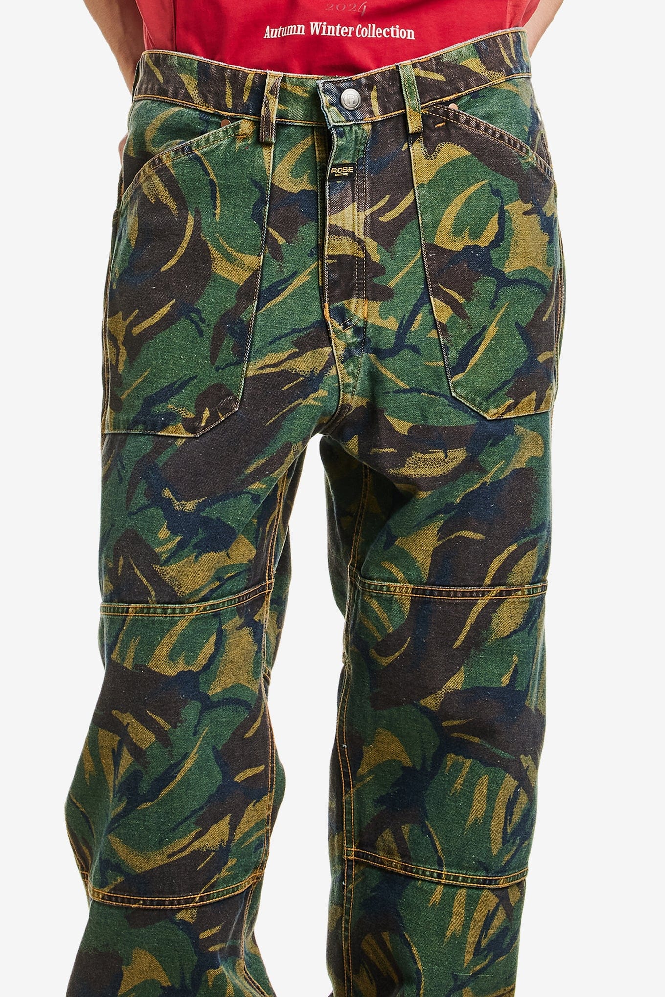 Martine ROSE REVERSIBLE CAMO JEAN