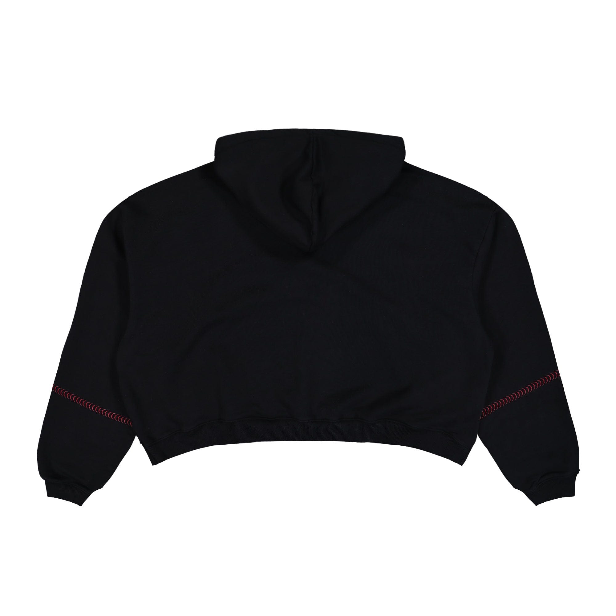 Gmbh Cropped Hoodie With Logo Embroidery