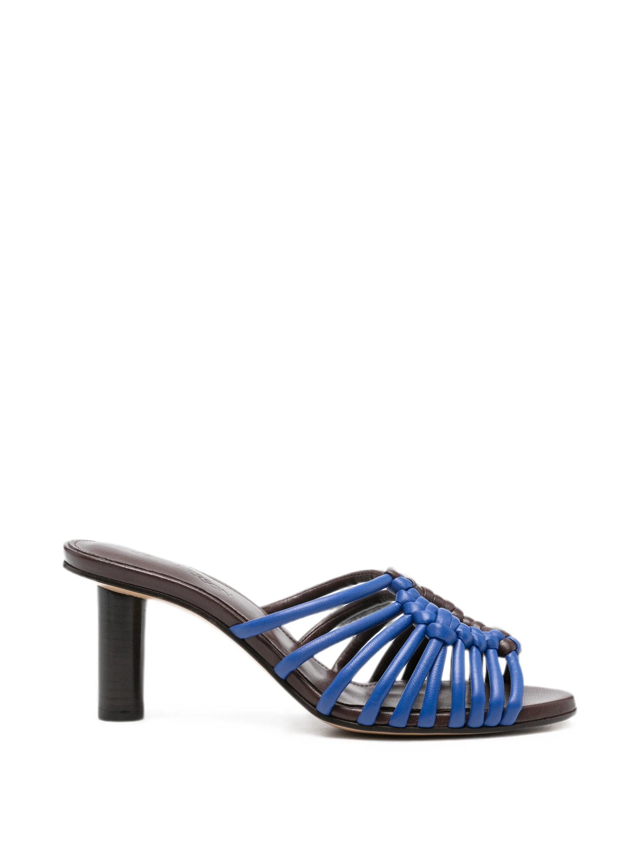 JW Anderson Plot leather heeled sandals