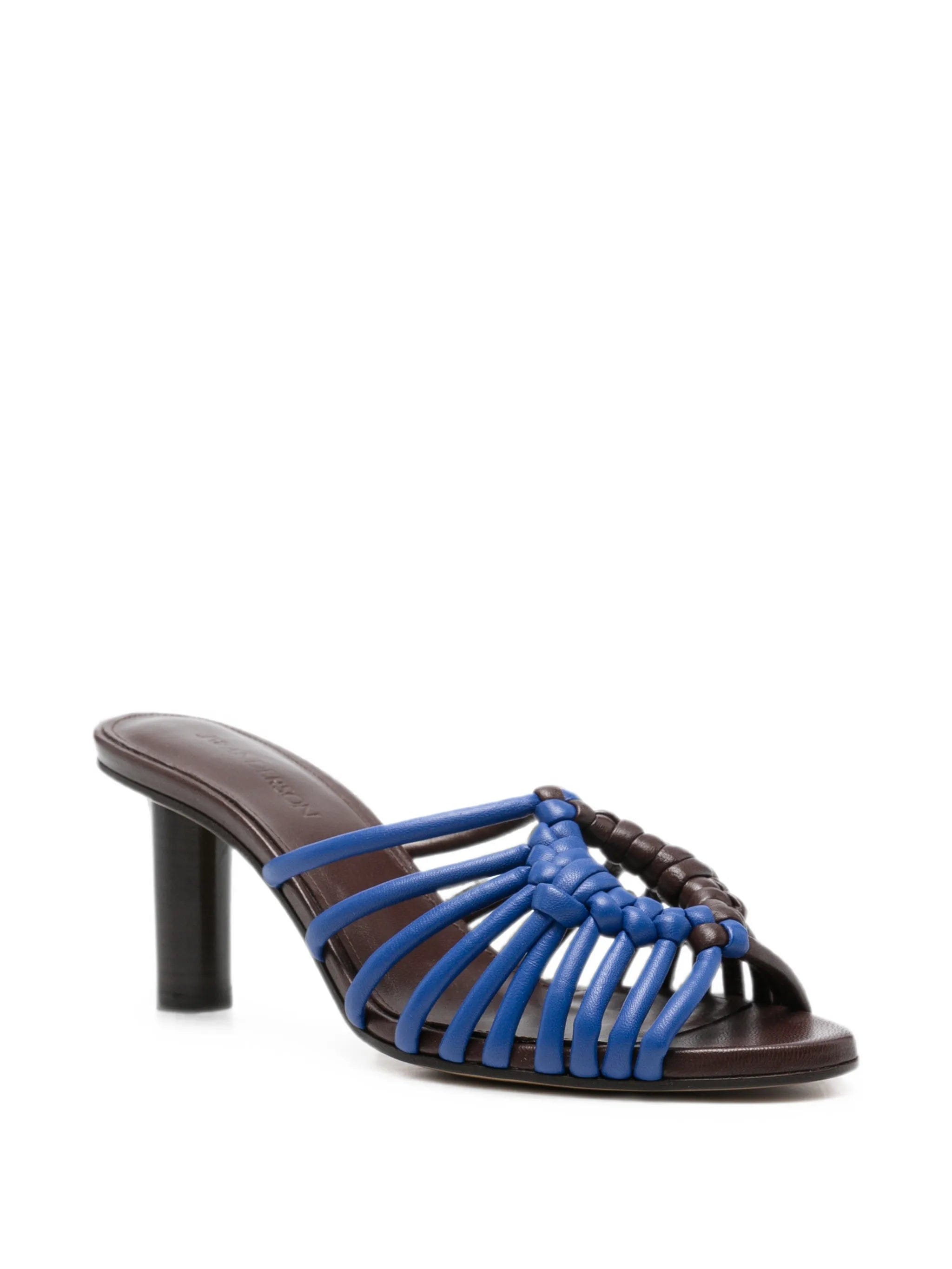 JW Anderson Plot leather heeled sandals