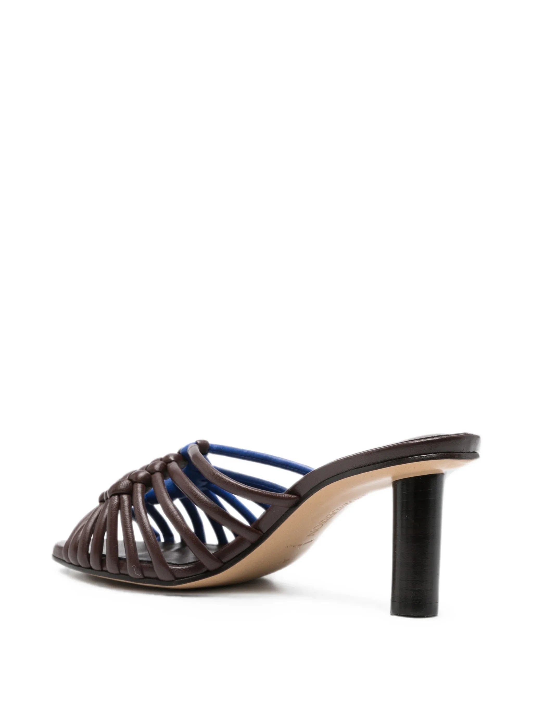 JW Anderson Plot leather heeled sandals