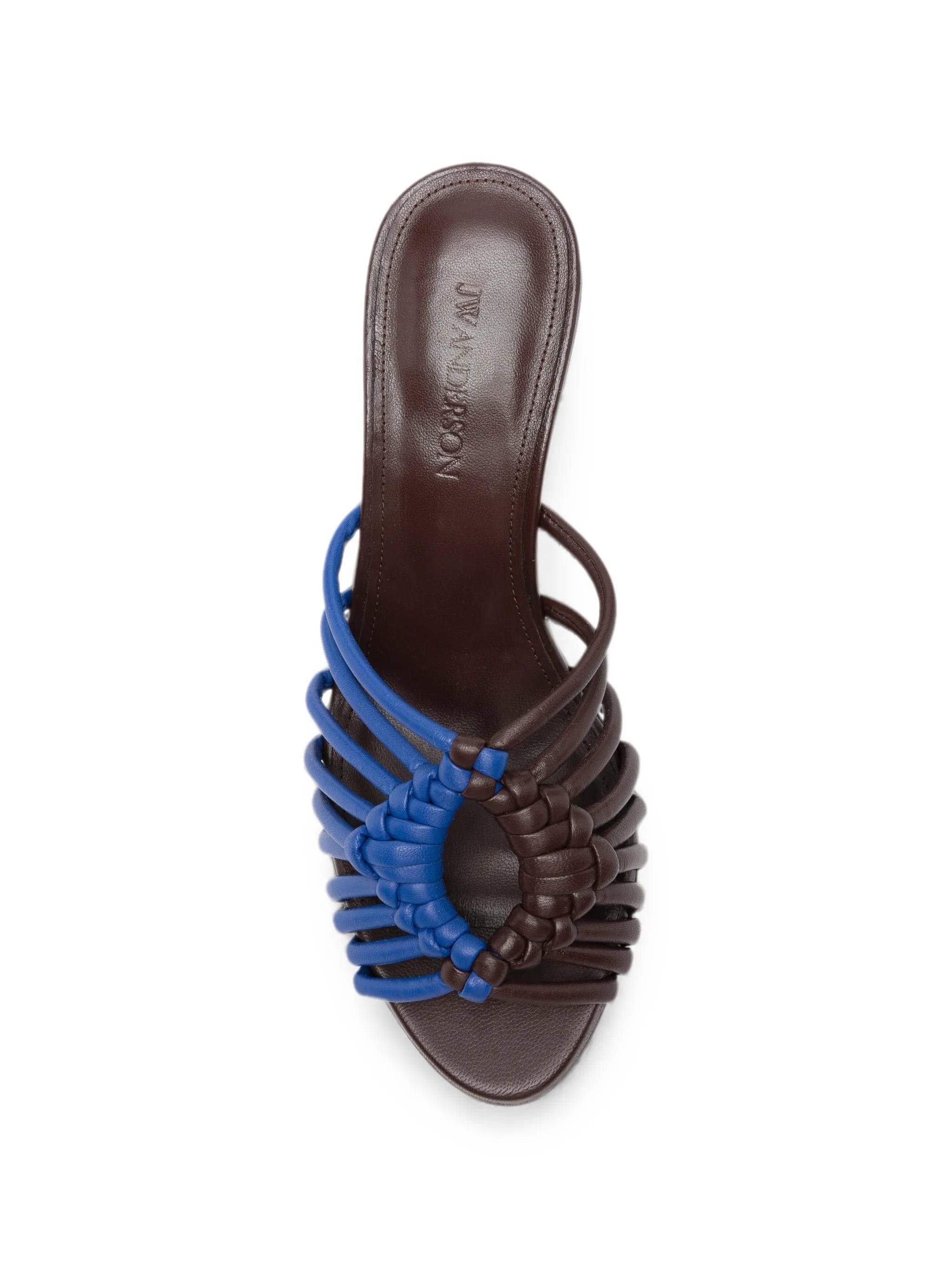 JW Anderson Plot leather heeled sandals