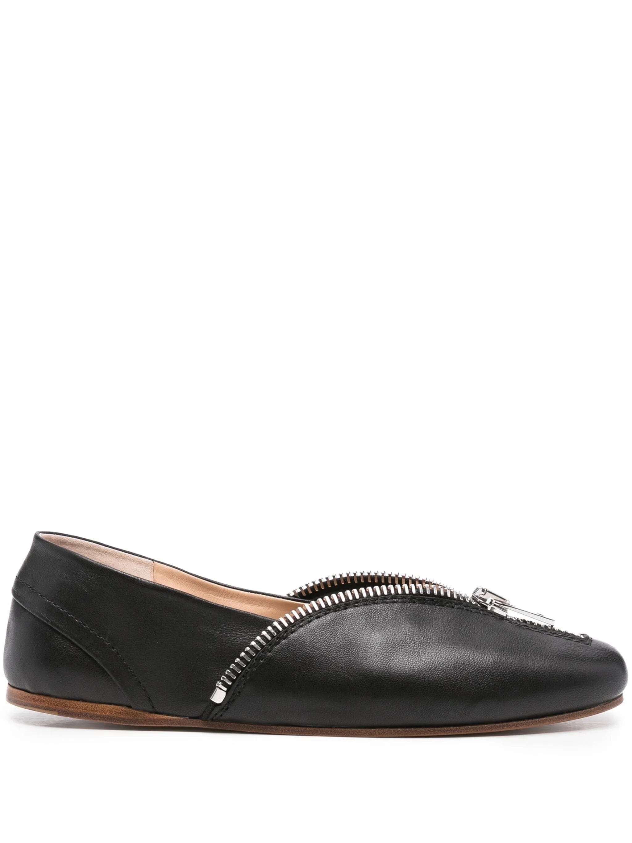 JW Anderson zip - detail ballet flats