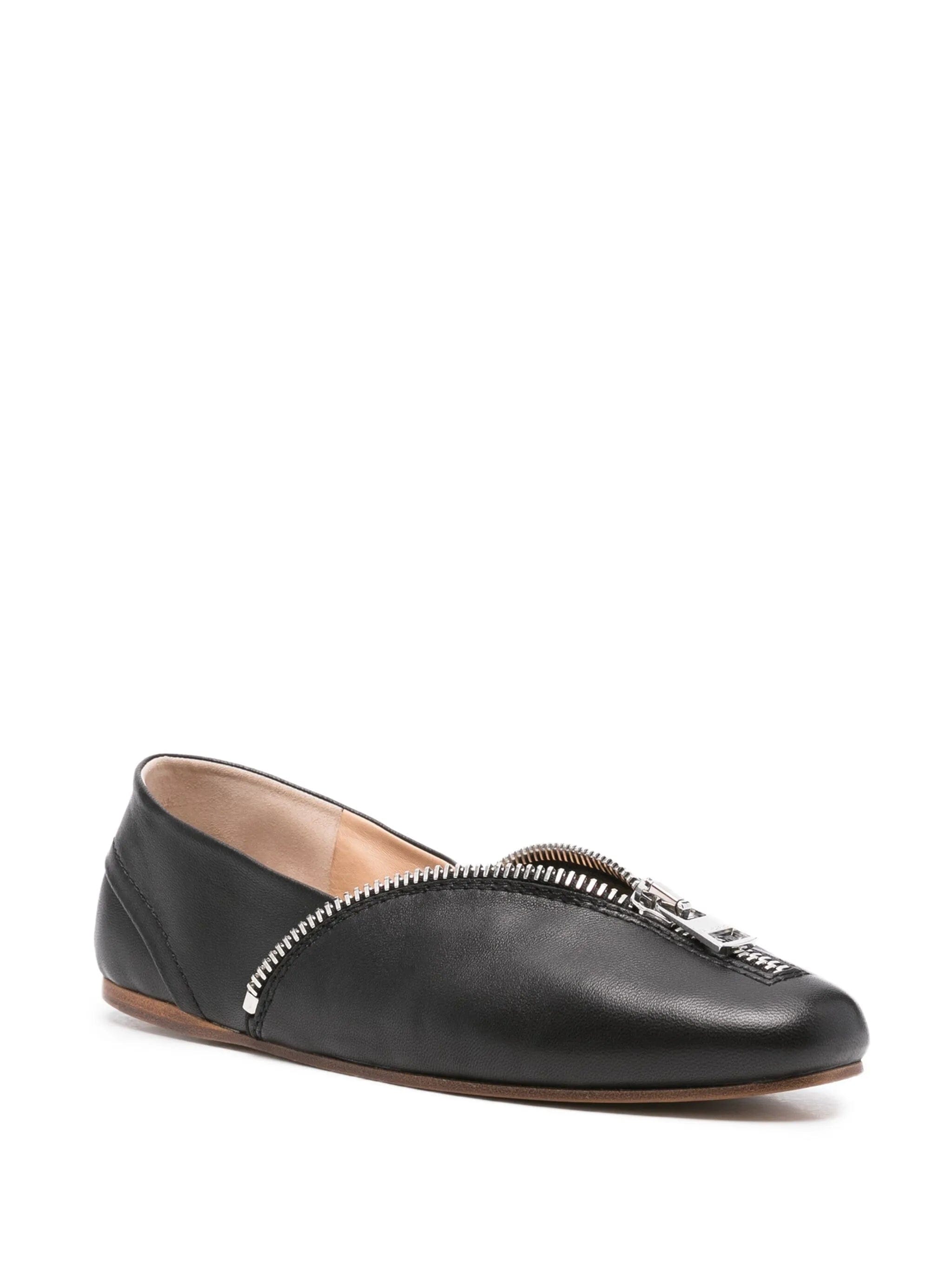 JW Anderson zip - detail ballet flats